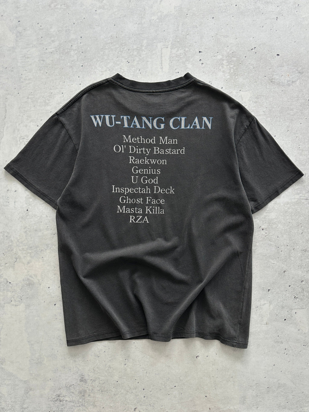90's Wu Tang clan forever Giant Tag faded T Shirt (L)