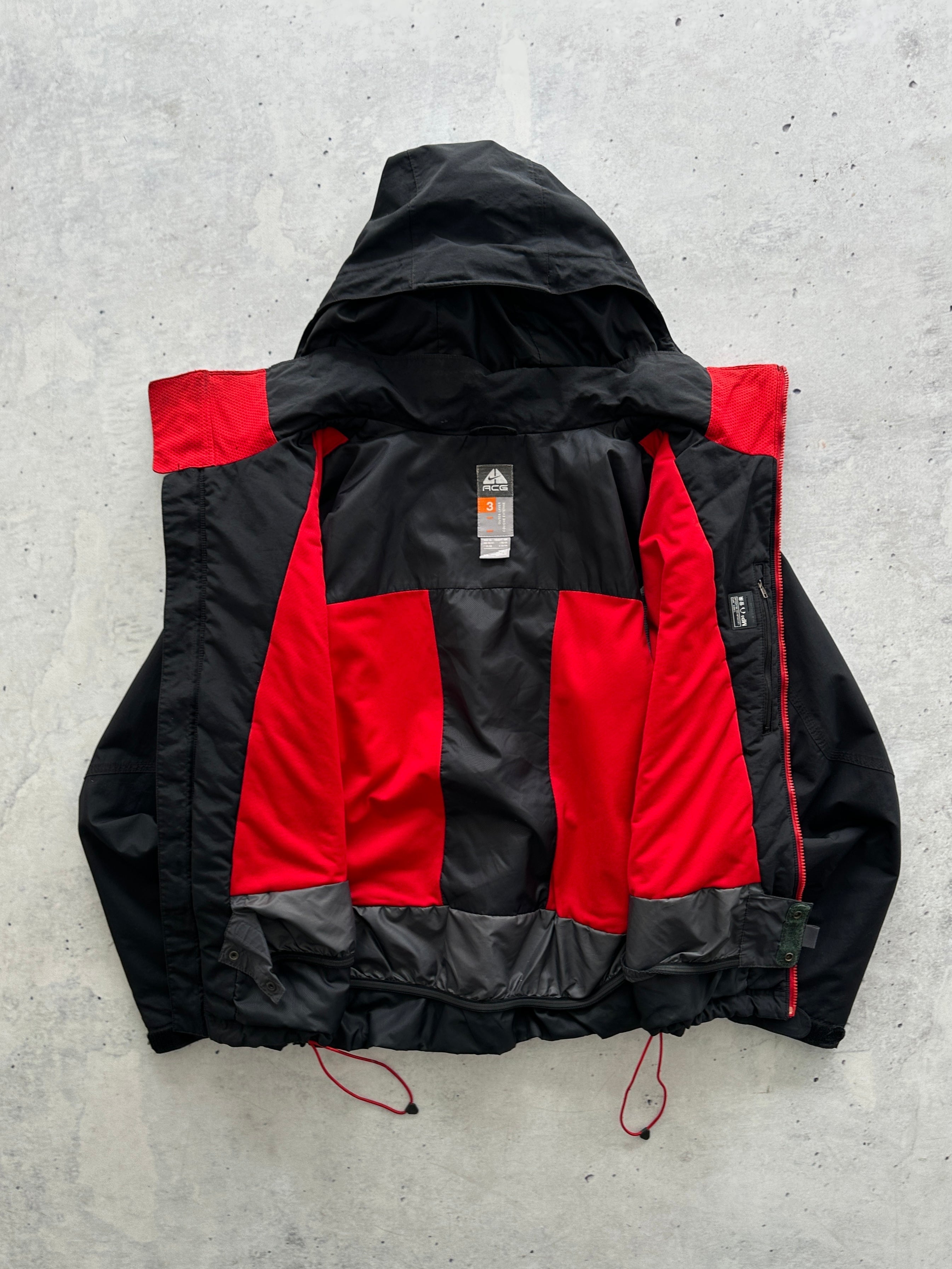 00's Nike ACG Zip Up Hooded ski Jacket (XL)