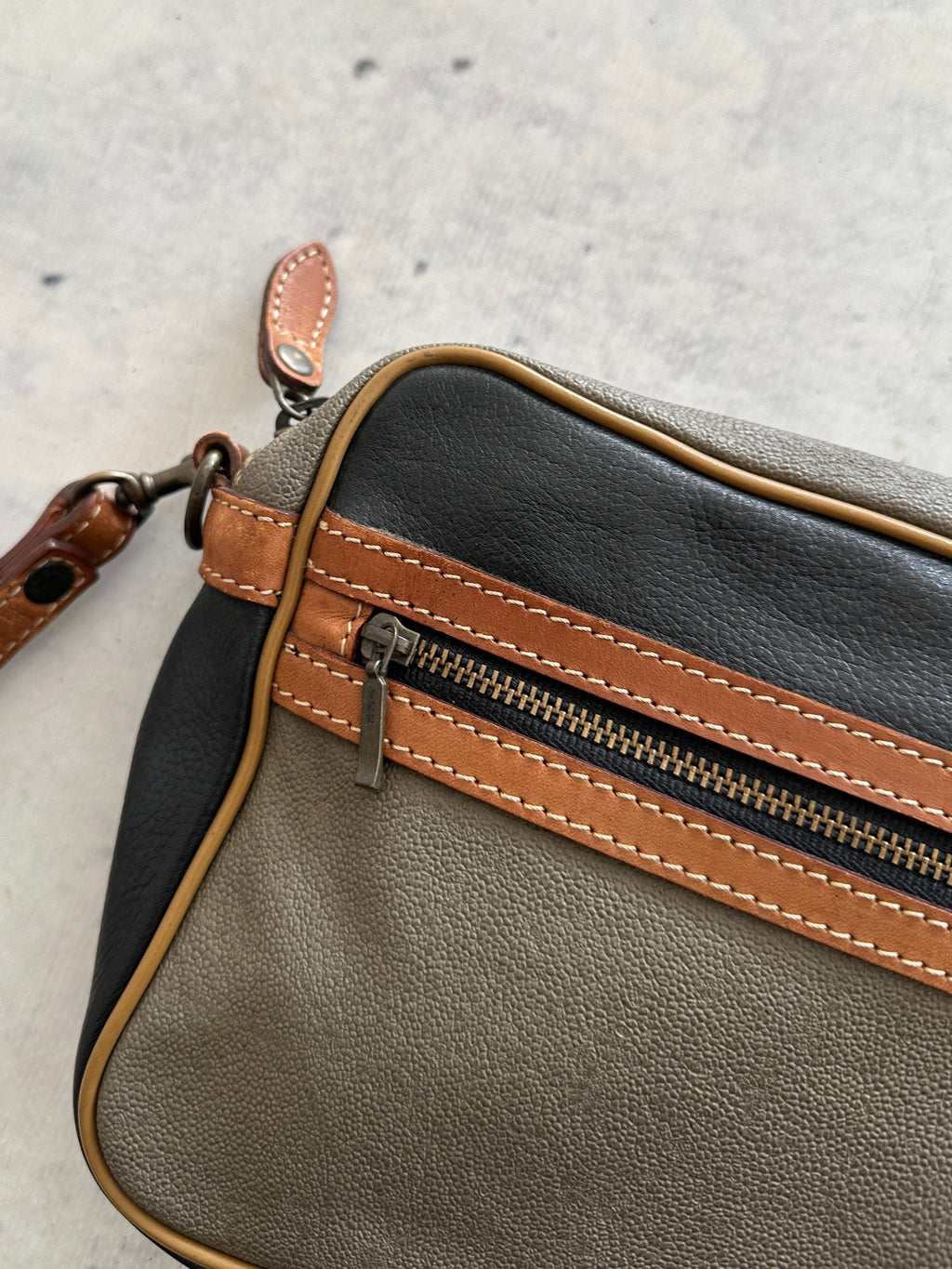 Vintage CP Company Leather Wash Bag / pouch (One Size)