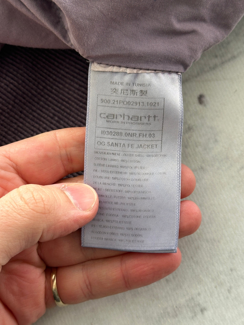 Carhartt WIP OG Santa Fe Zip Up Jacket (M)