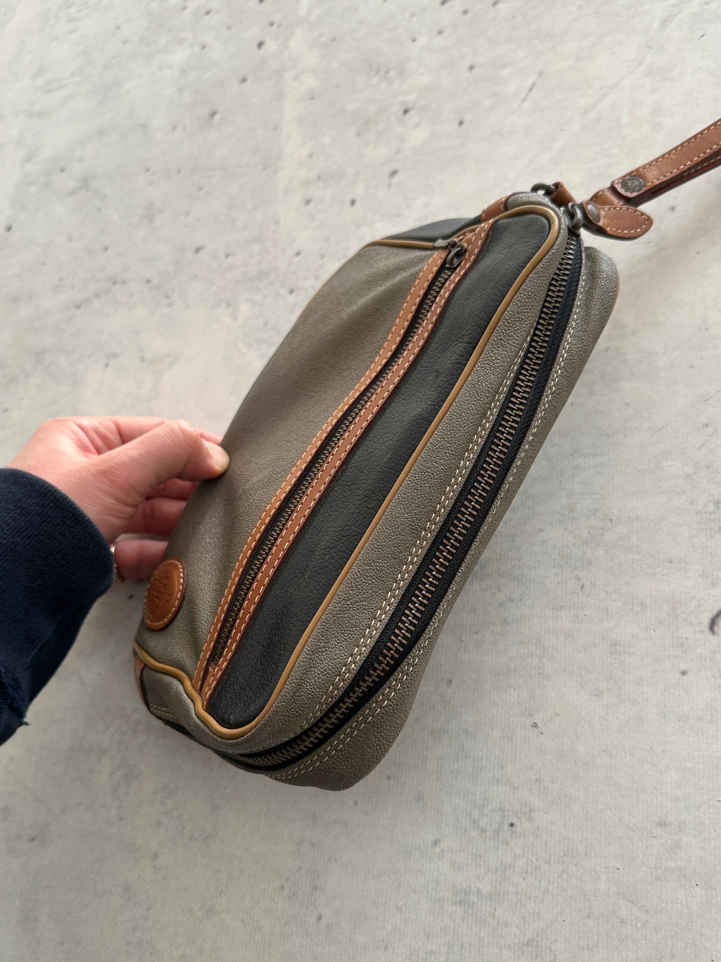 Vintage CP Company Leather Wash Bag / pouch (One Size)