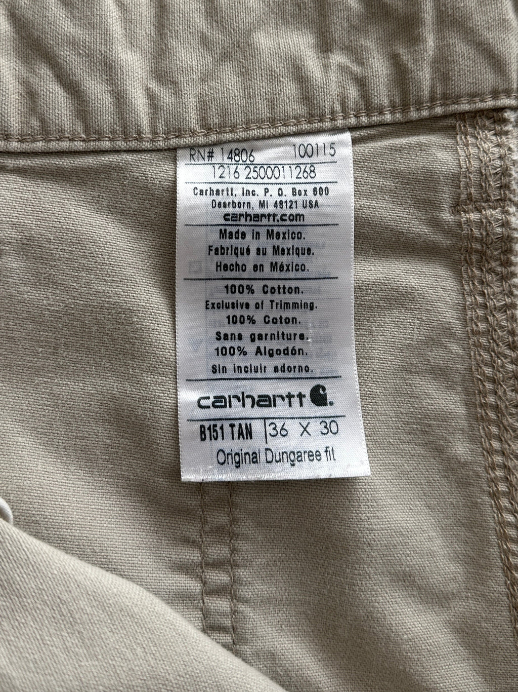 Vintage Carhartt Carpenter Work Pants (W36 x L30)
