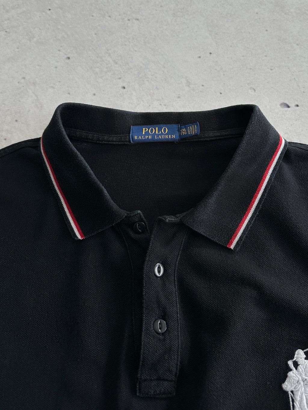 Ralph Lauren Big Logo Long Sleeve Polo Shirt (XXL)