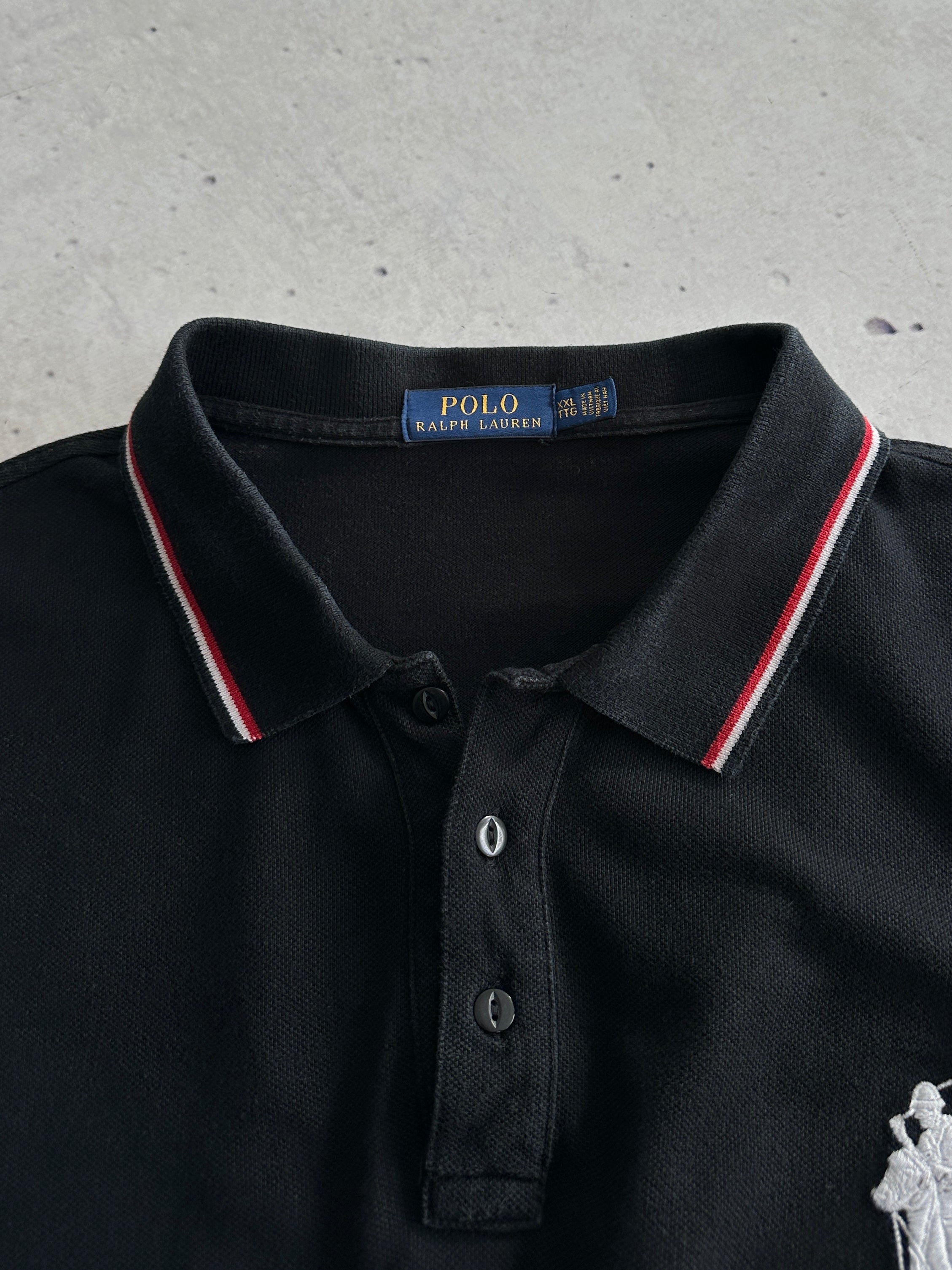 Ralph Lauren Big Logo Long Sleeve Polo Shirt (XXL)
