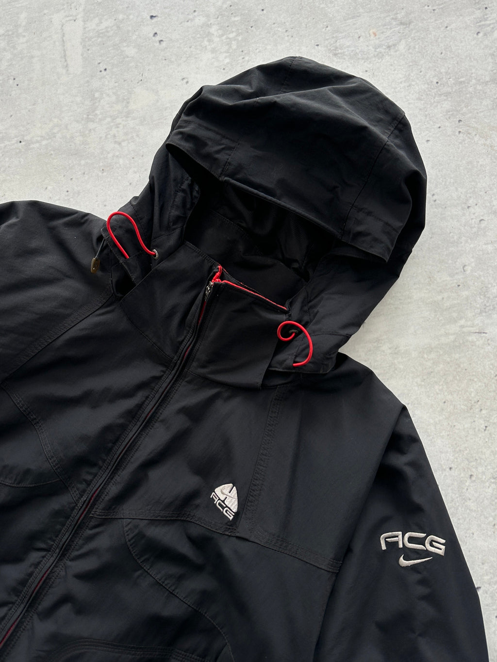 00's Nike ACG Zip Up Hooded ski Jacket (XL)