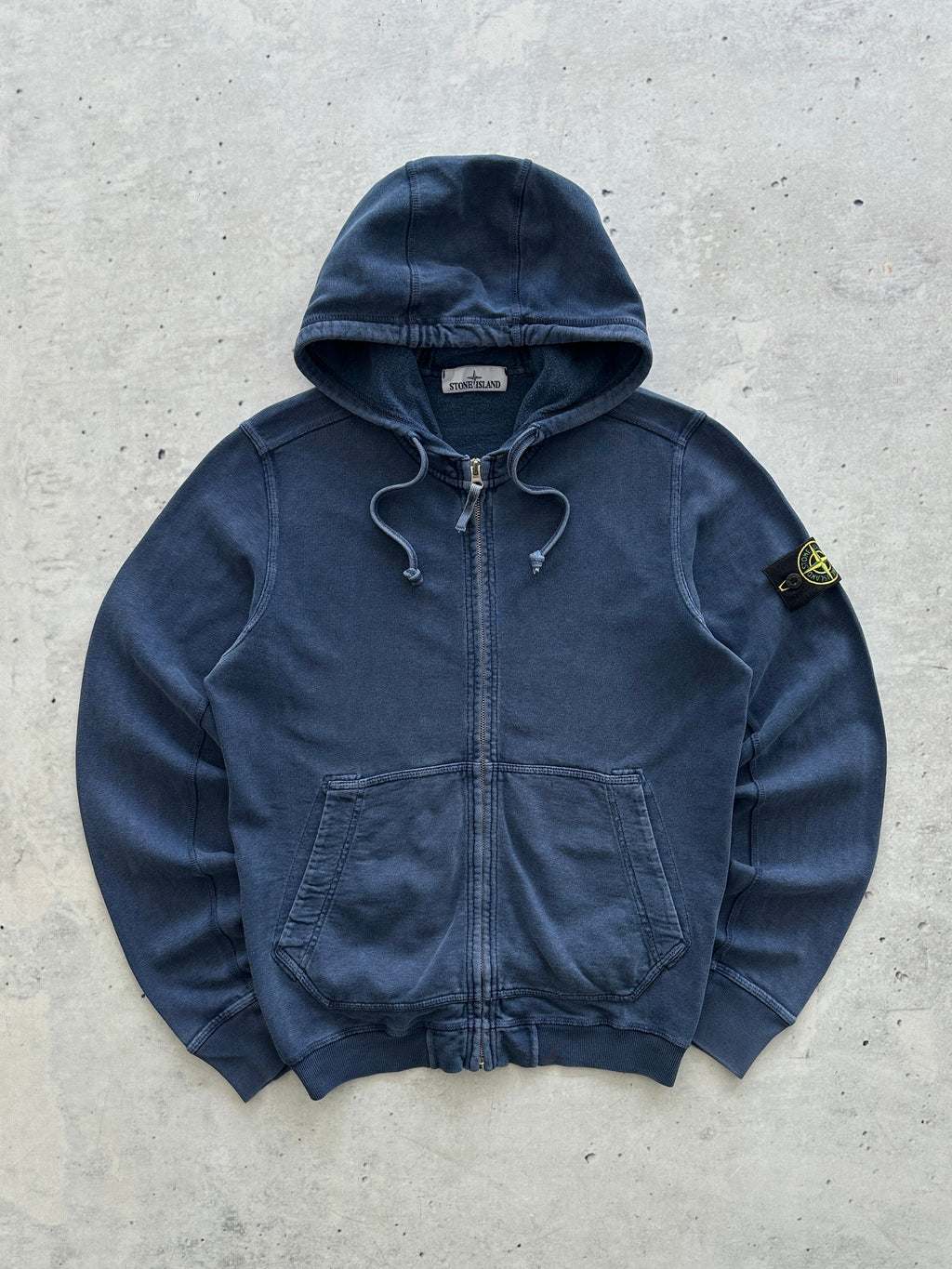 SS/18 Stone Island over dyed Zip Up Hoodie (S)