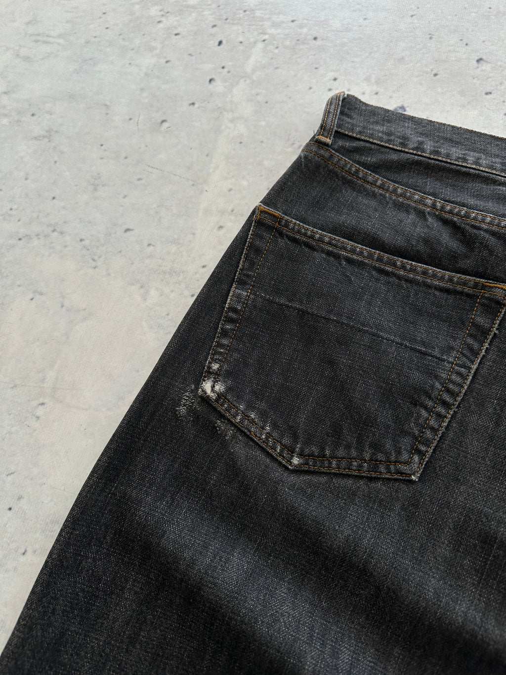 00's Stone Island Spell Out Denim Jeans (W32 x L30)