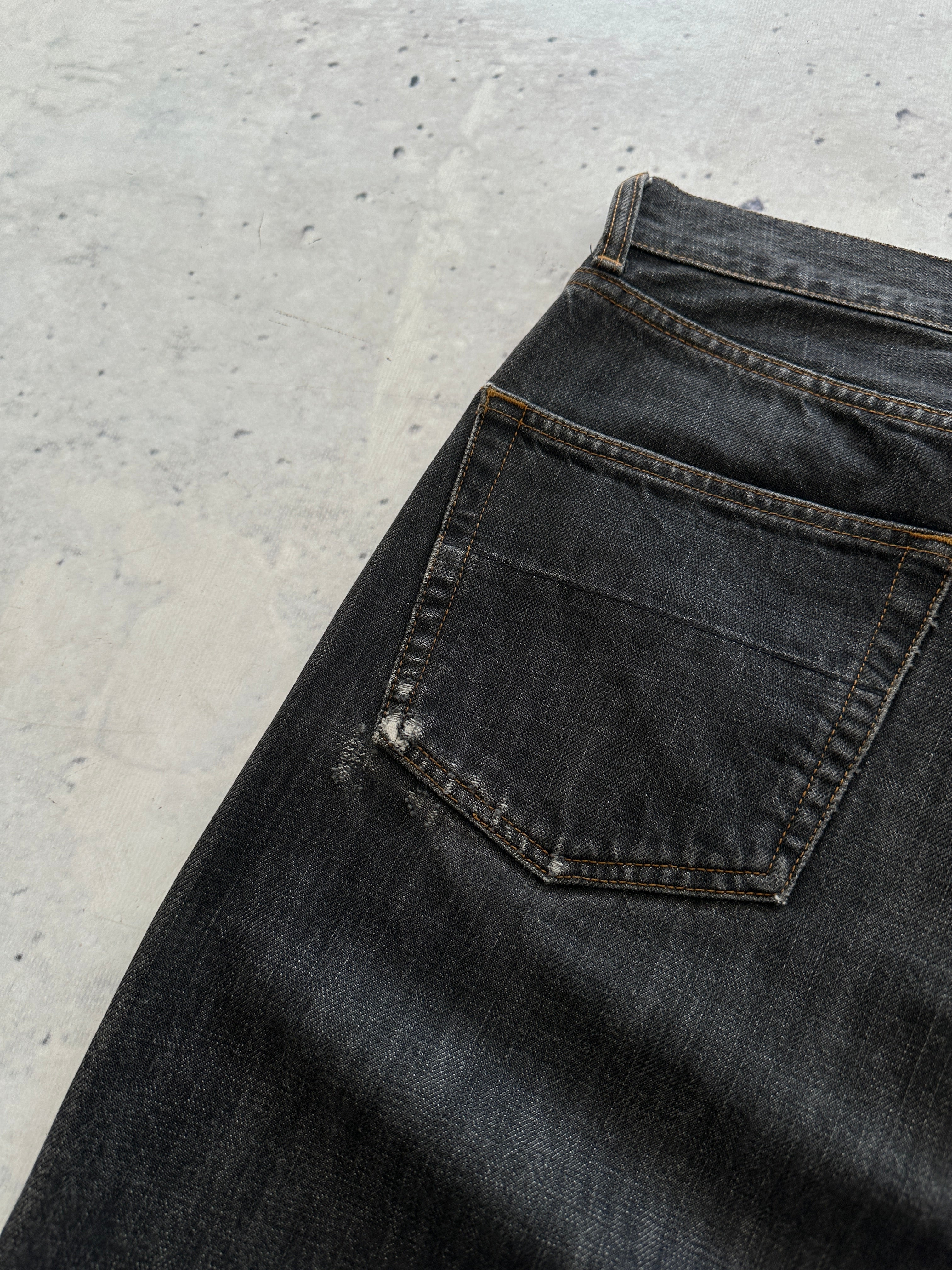 00's Stone Island Spell Out Denim Jeans (W32 x L30)