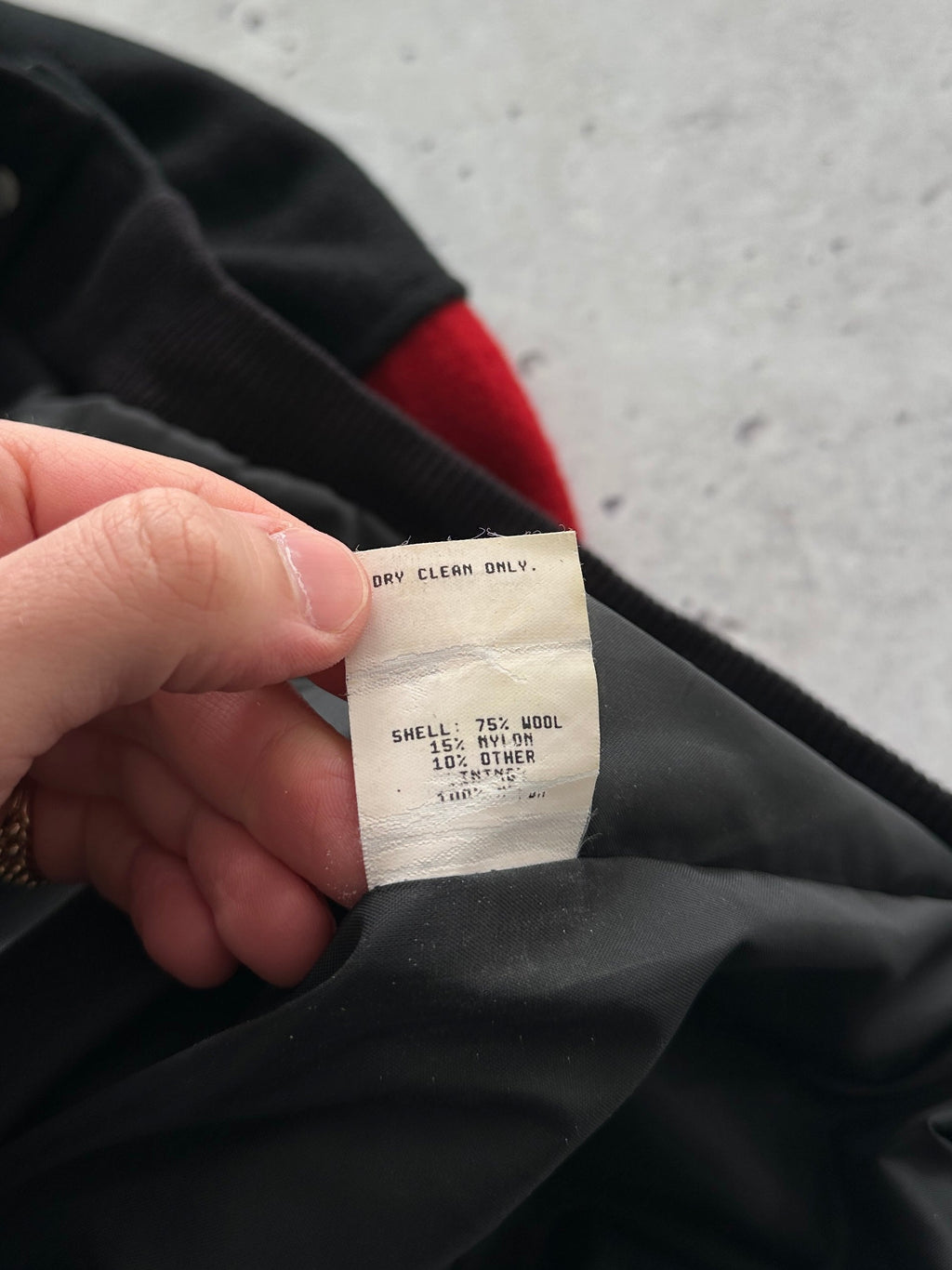 90's Panasonic Wool Varsity Jacket (L)