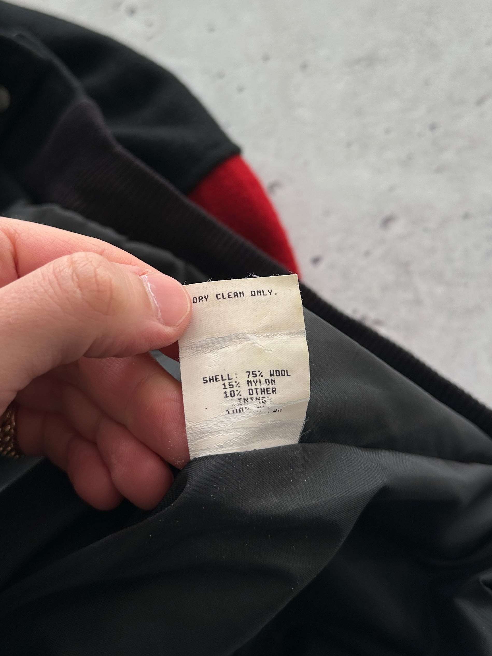 90's Panasonic Wool Varsity Jacket (L)
