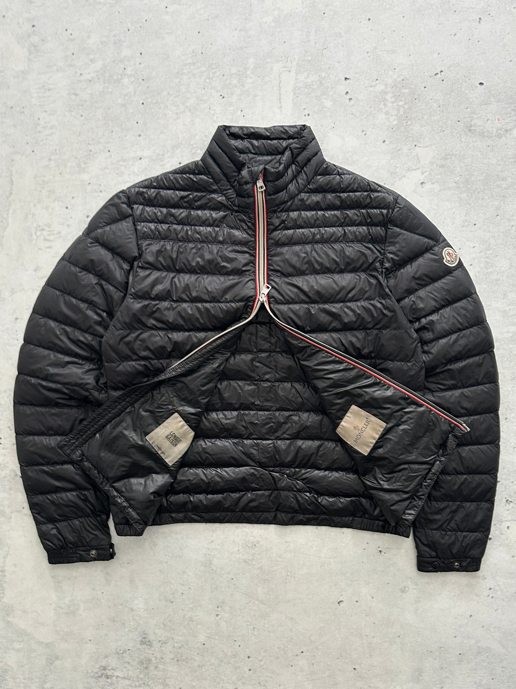 Moncler Daniel Quilted Down Zip Up Jacket (S)