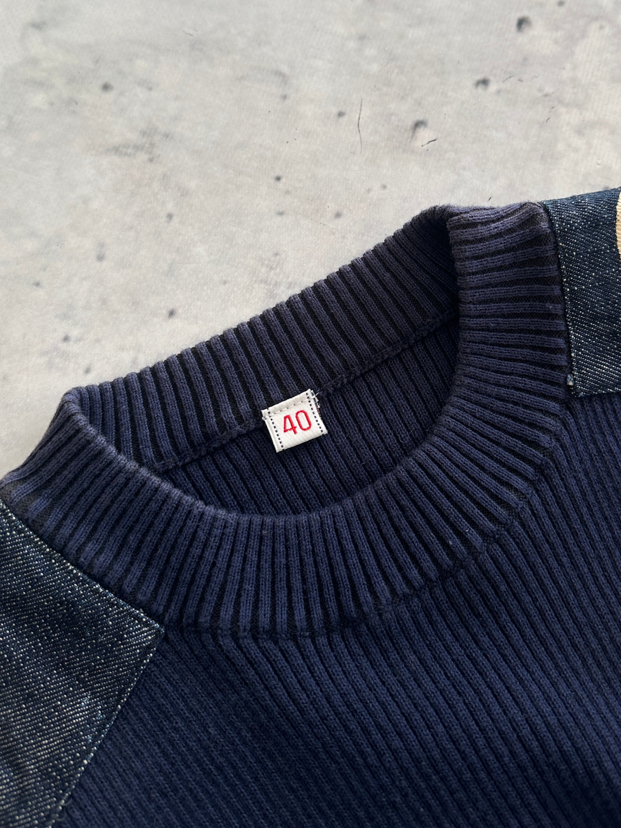 00's Evisu Ribbed Knit Vest (S)