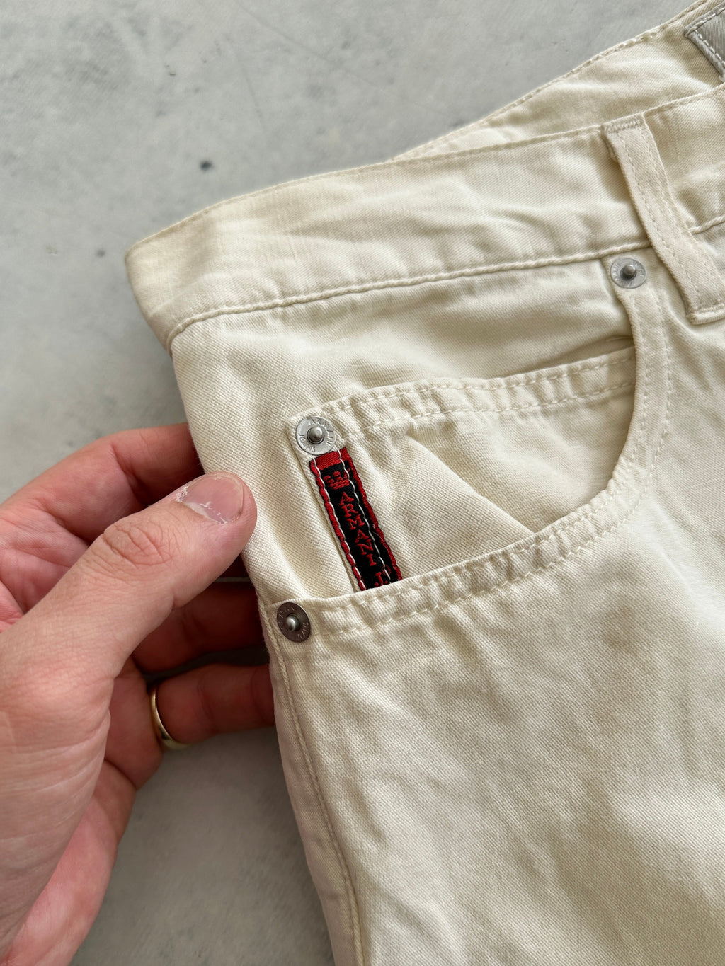 00's Armani Jeans Straight relaxed Leg Trousers (W34 x L34)