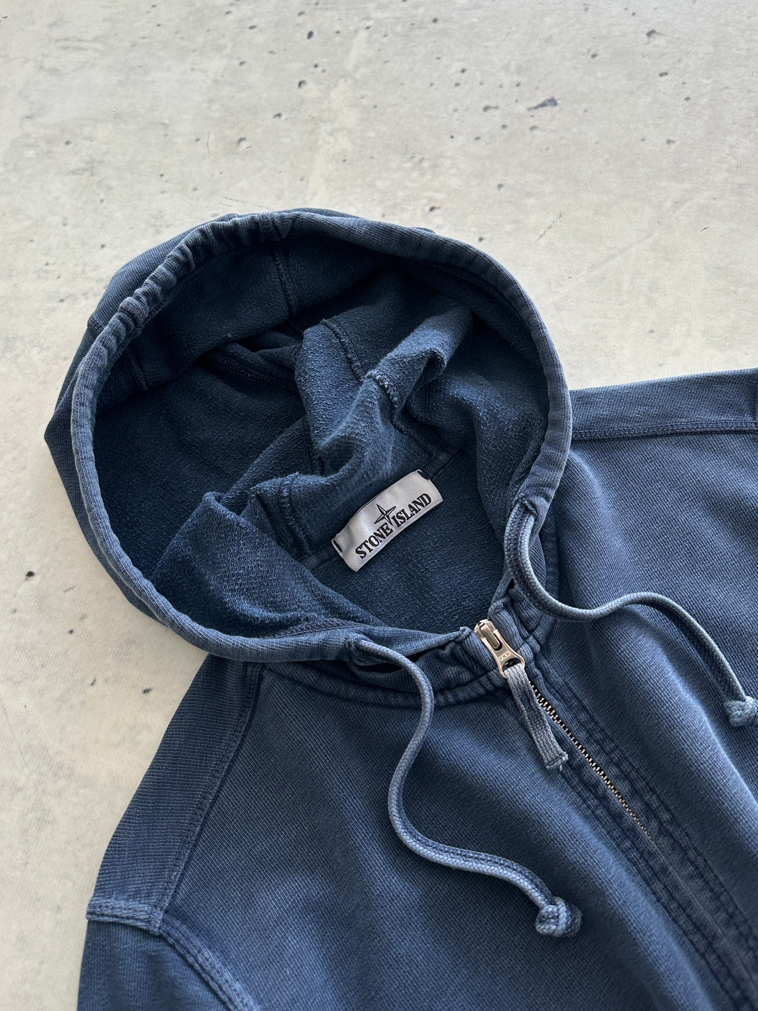 SS/18 Stone Island over dyed Zip Up Hoodie (S)