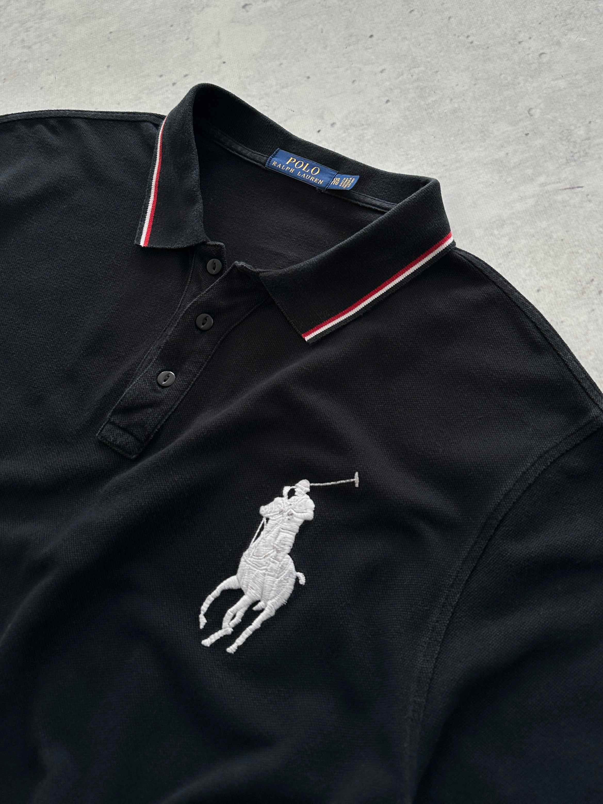 Ralph Lauren Big Logo Long Sleeve Polo Shirt (XXL)