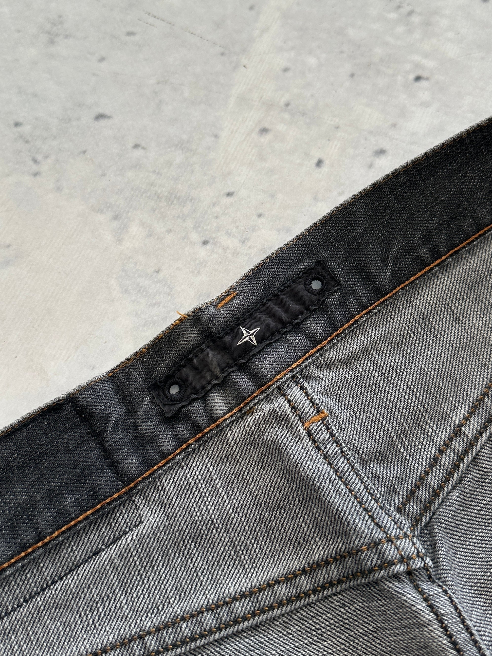 00's Stone Island Spell Out Denim Jeans (W32 x L30)