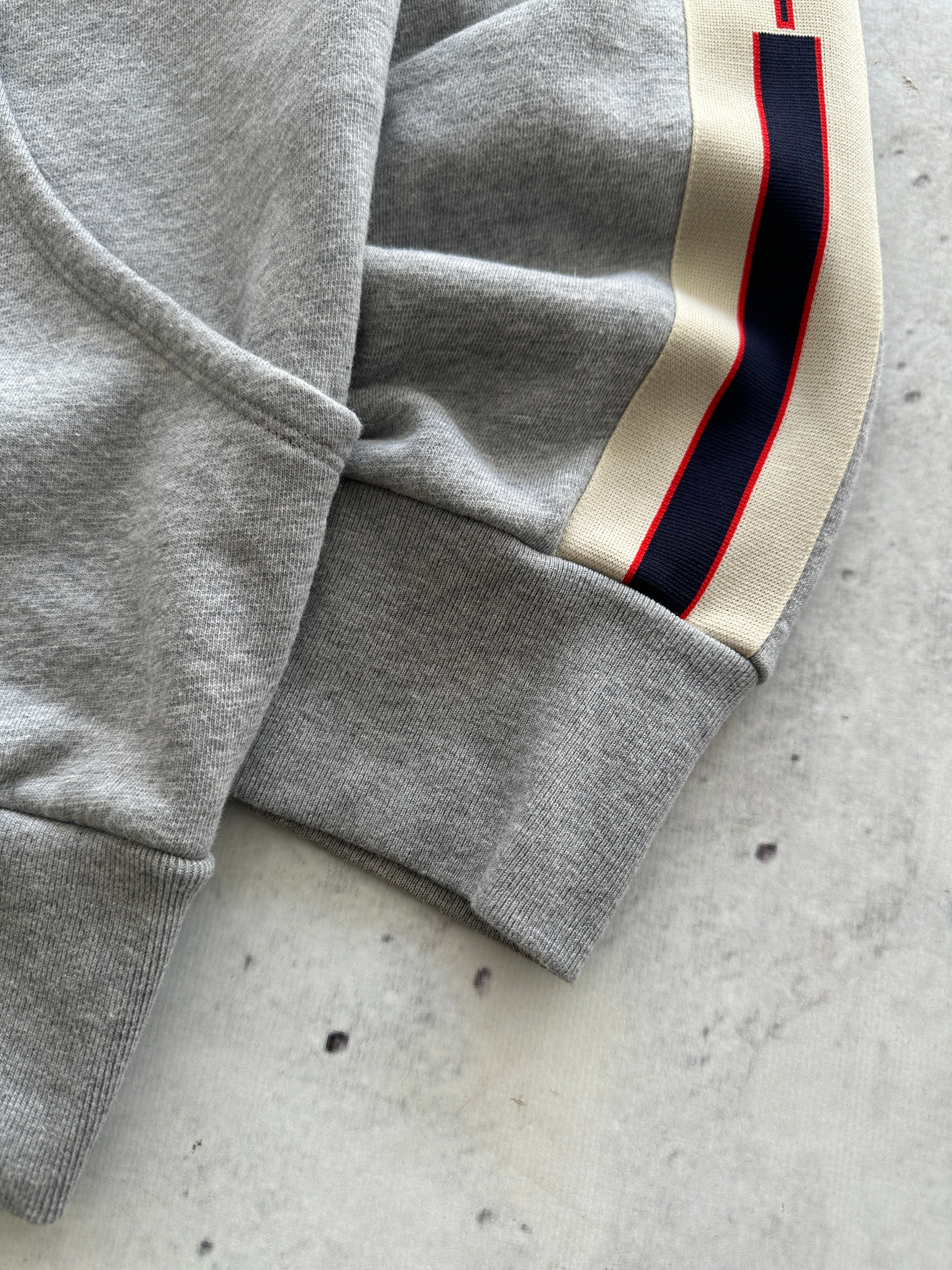 Gucci stripe logo Heavyweight Zip Up Hoodie (XL)