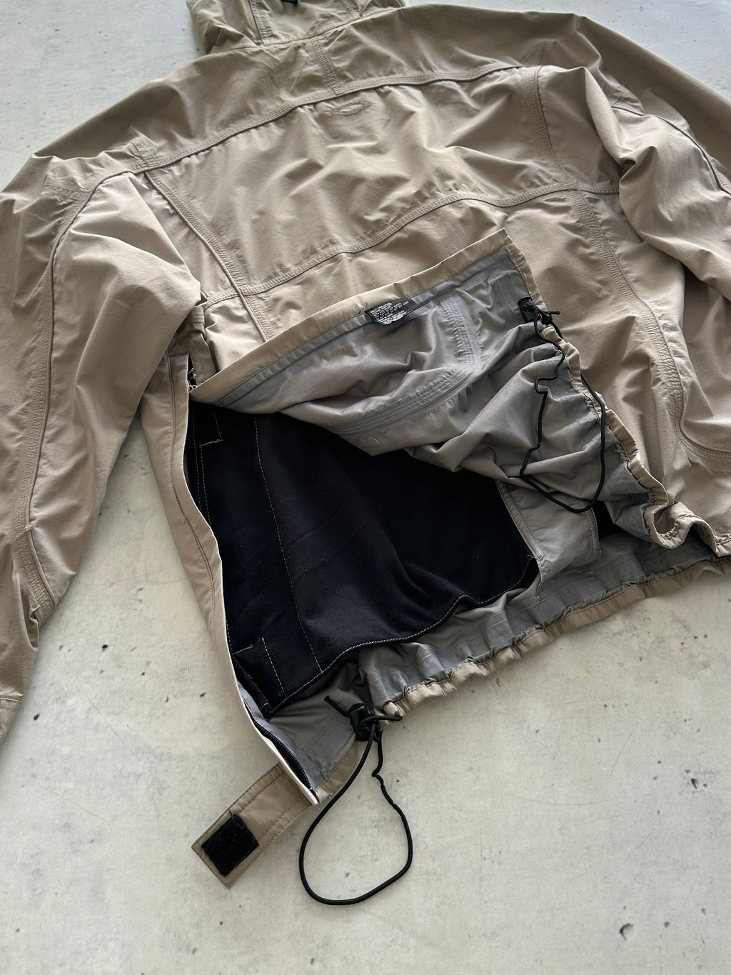 00's Oakley software 1/4 Zip Pullover Hooded Jacket (XL)