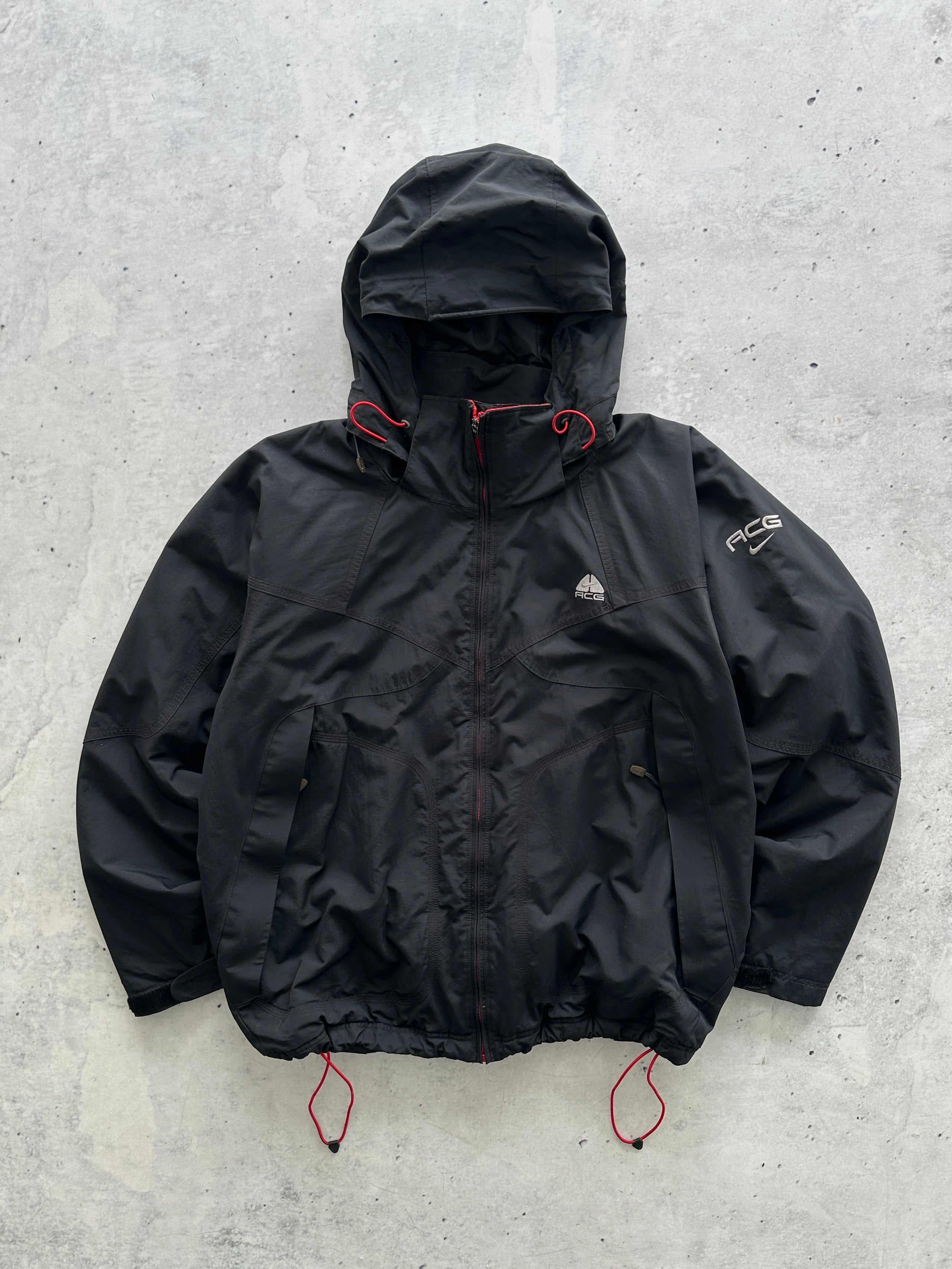 00's Nike ACG Zip Up Hooded ski Jacket (XL)