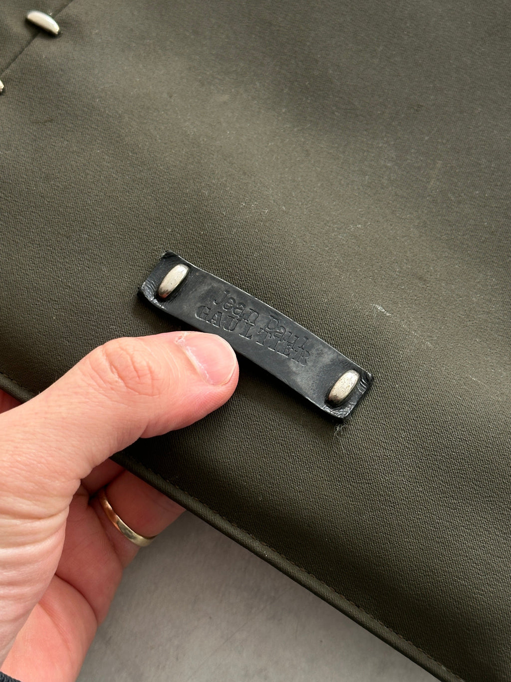 90's Jean Paul Gaultier Staple Shoulder / Side Bag (one size)