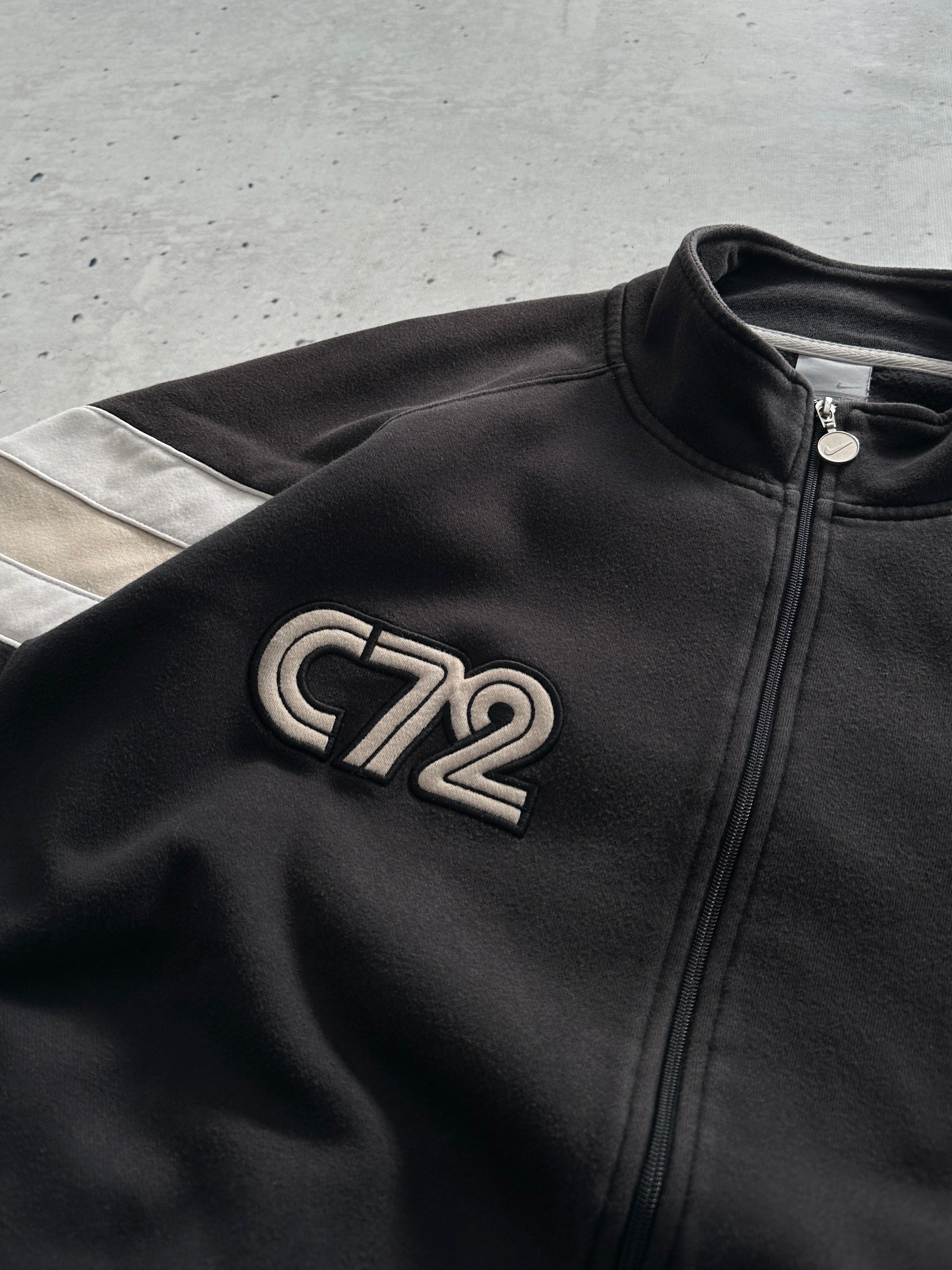 00's Nike C72 Heavyweight Zip Up Sweatshirt (XL)