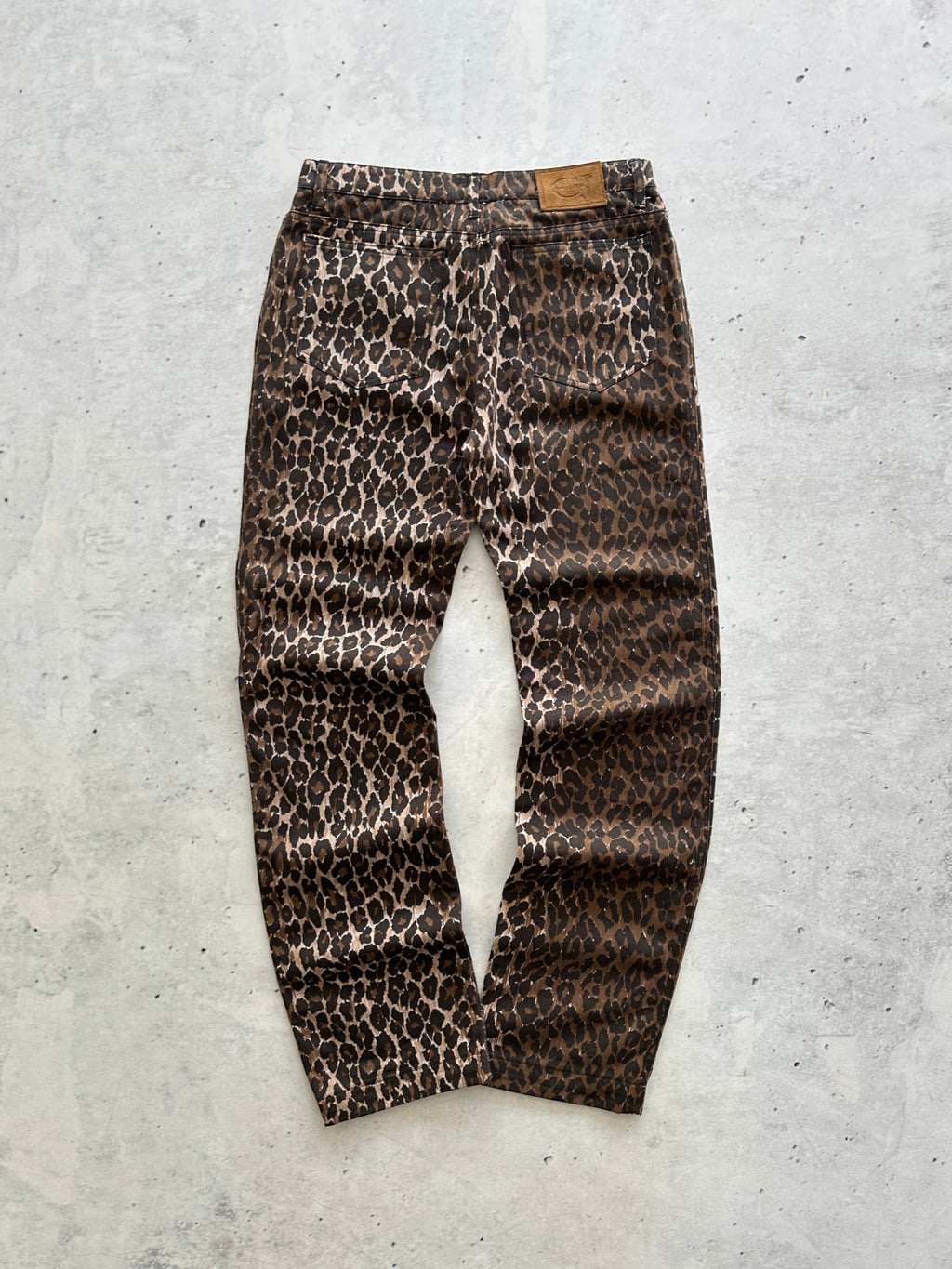Vintage Cavalli Jeans Leopard Print Trousers (Women's W29)