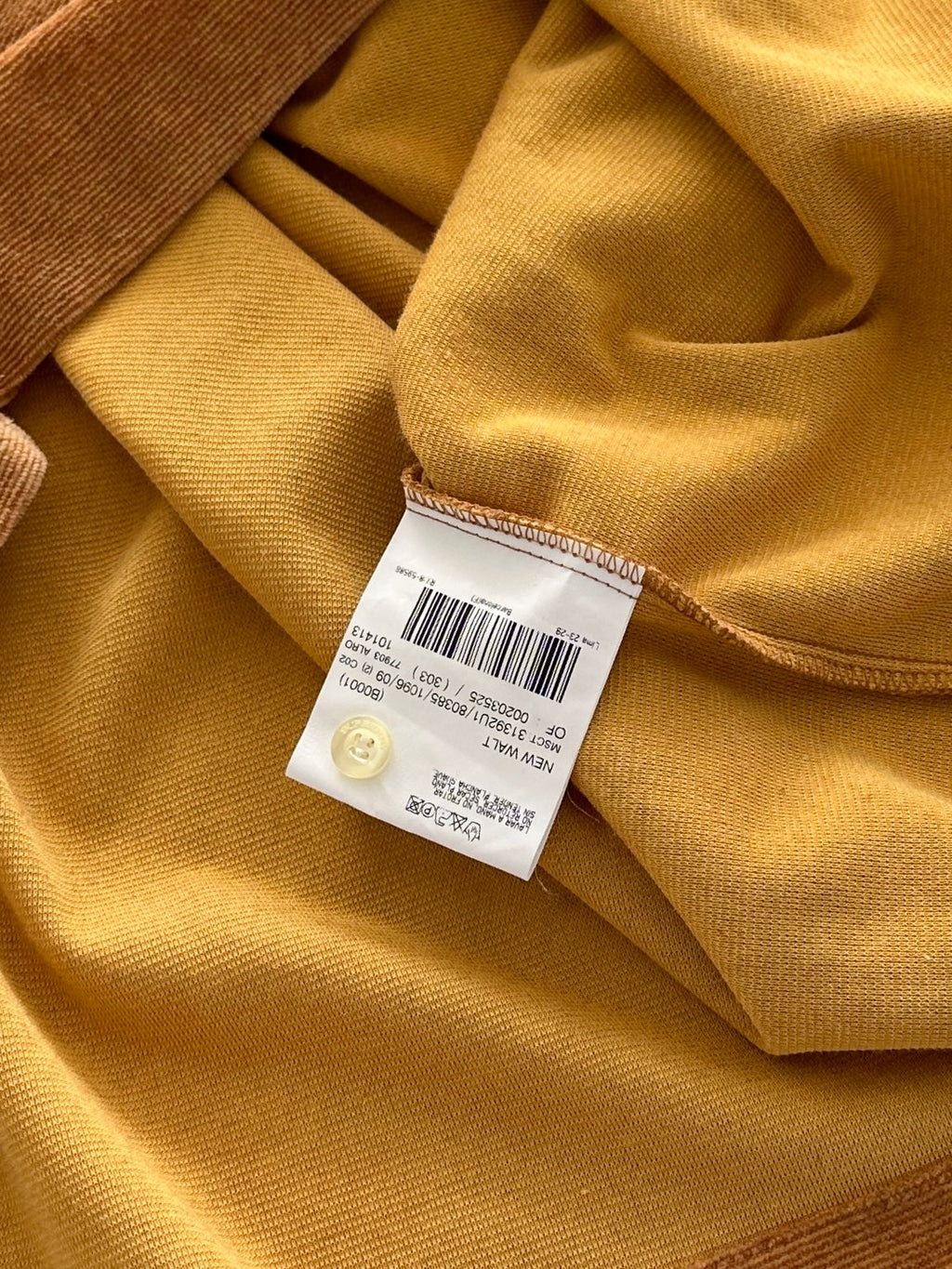 00's Burberry Nova Check Towelling Long Sleeve Polo Shirt (XL)