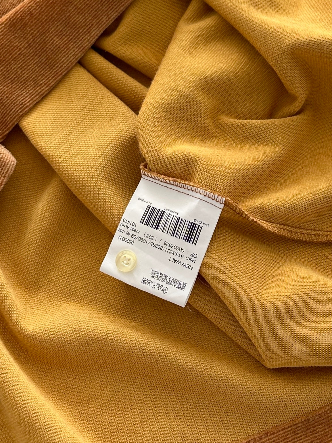 00's Burberry Nova Check Towelling Long Sleeve Polo Shirt (XL)