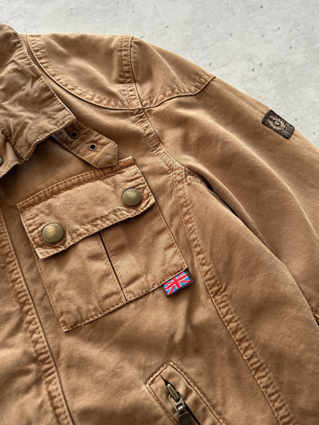 Vintage Belstaff Utility biker cotton Jacket (Women's XS)