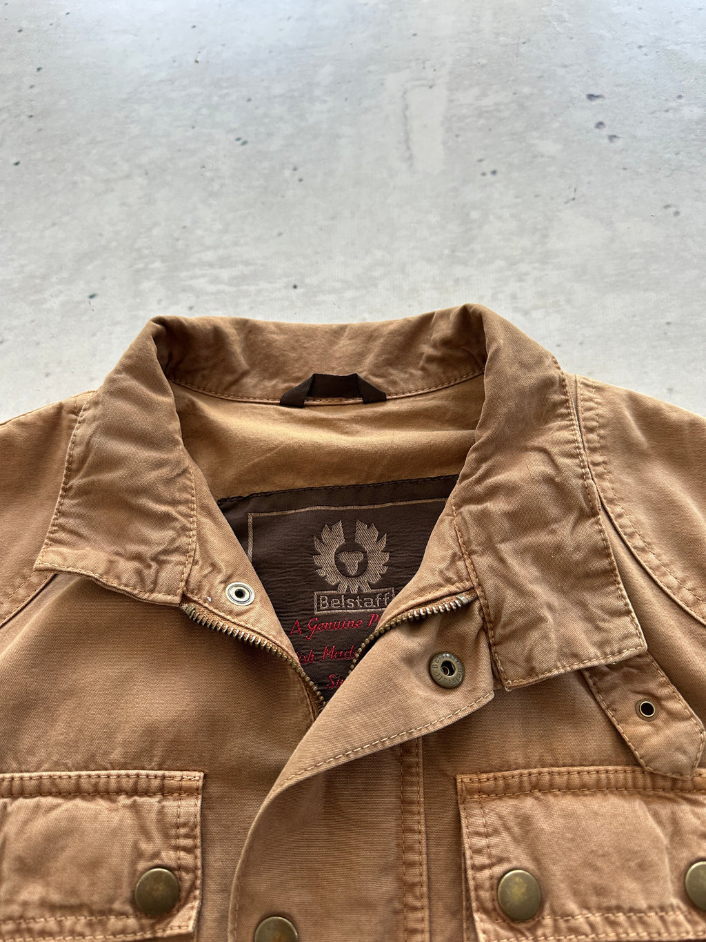 Vintage Belstaff Utility biker cotton Jacket (Women's XS)