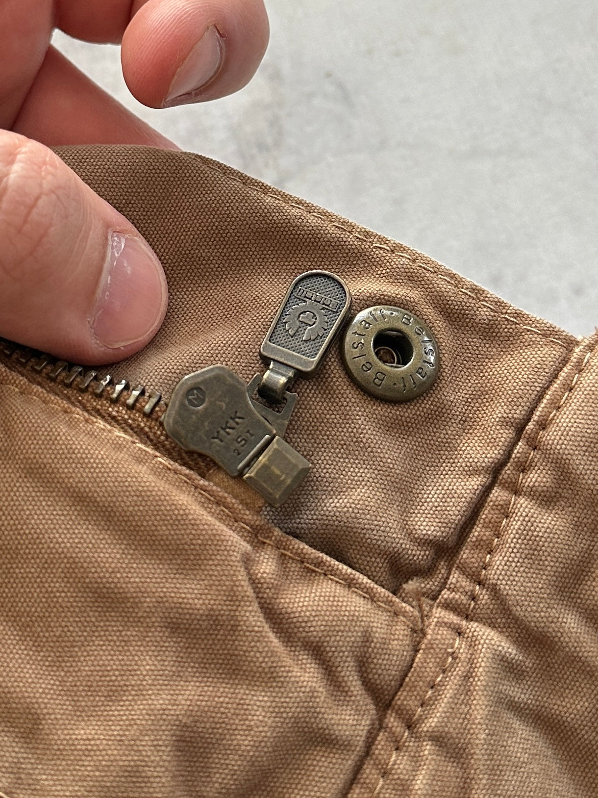Vintage Belstaff Utility biker cotton Jacket (Women's XS)