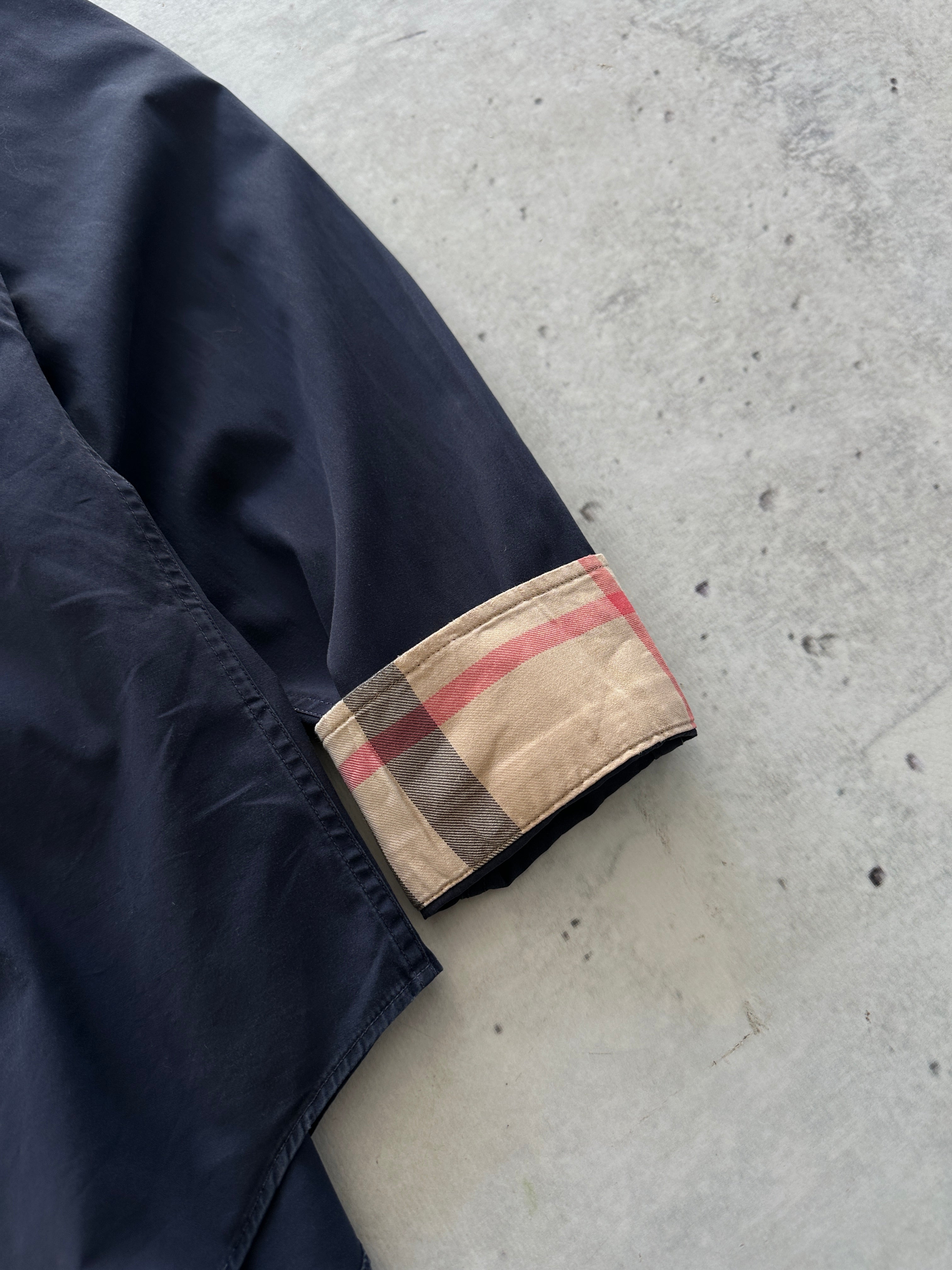 00's Burberry Brit Nova Check Long Sleeve Shirt (M)