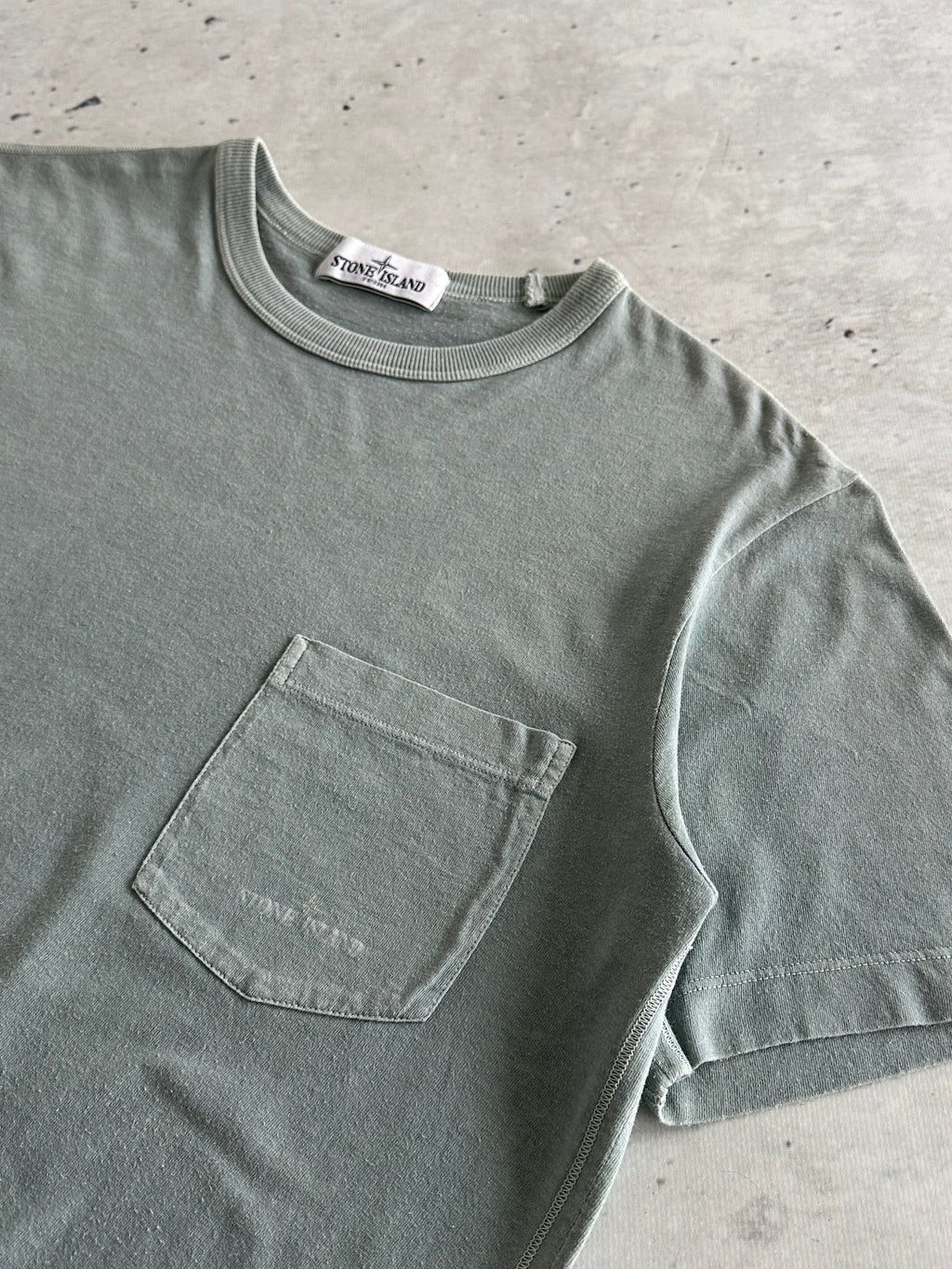 SS/12 Stone Island Garment Dyed Pocket T Shirt (M)