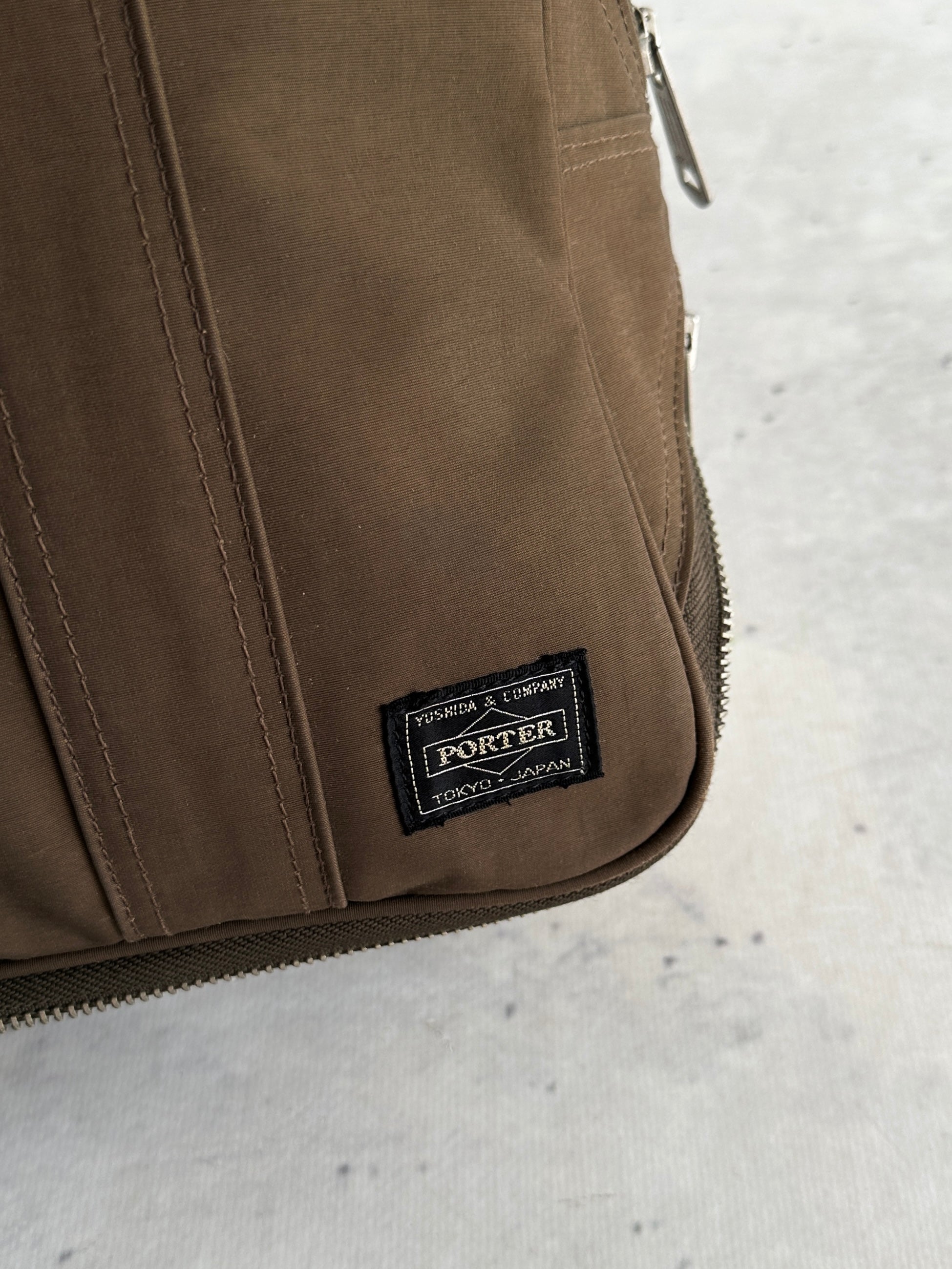 Porter Yoshida & Co. Double Zip Extendable Bag (One Size)