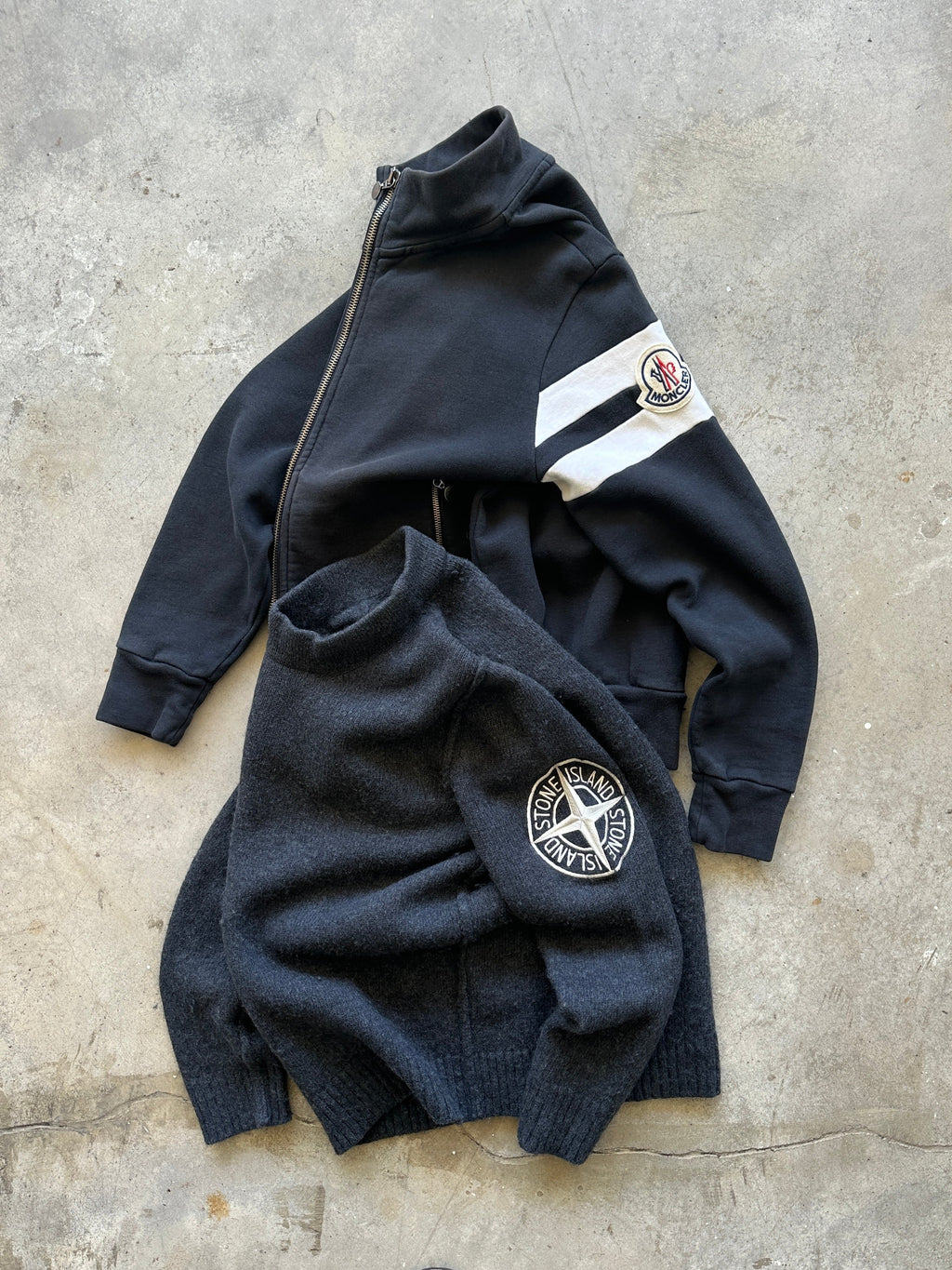 AW/20 Stone Island Wool Embroidered Compass Logo Jumper (S)