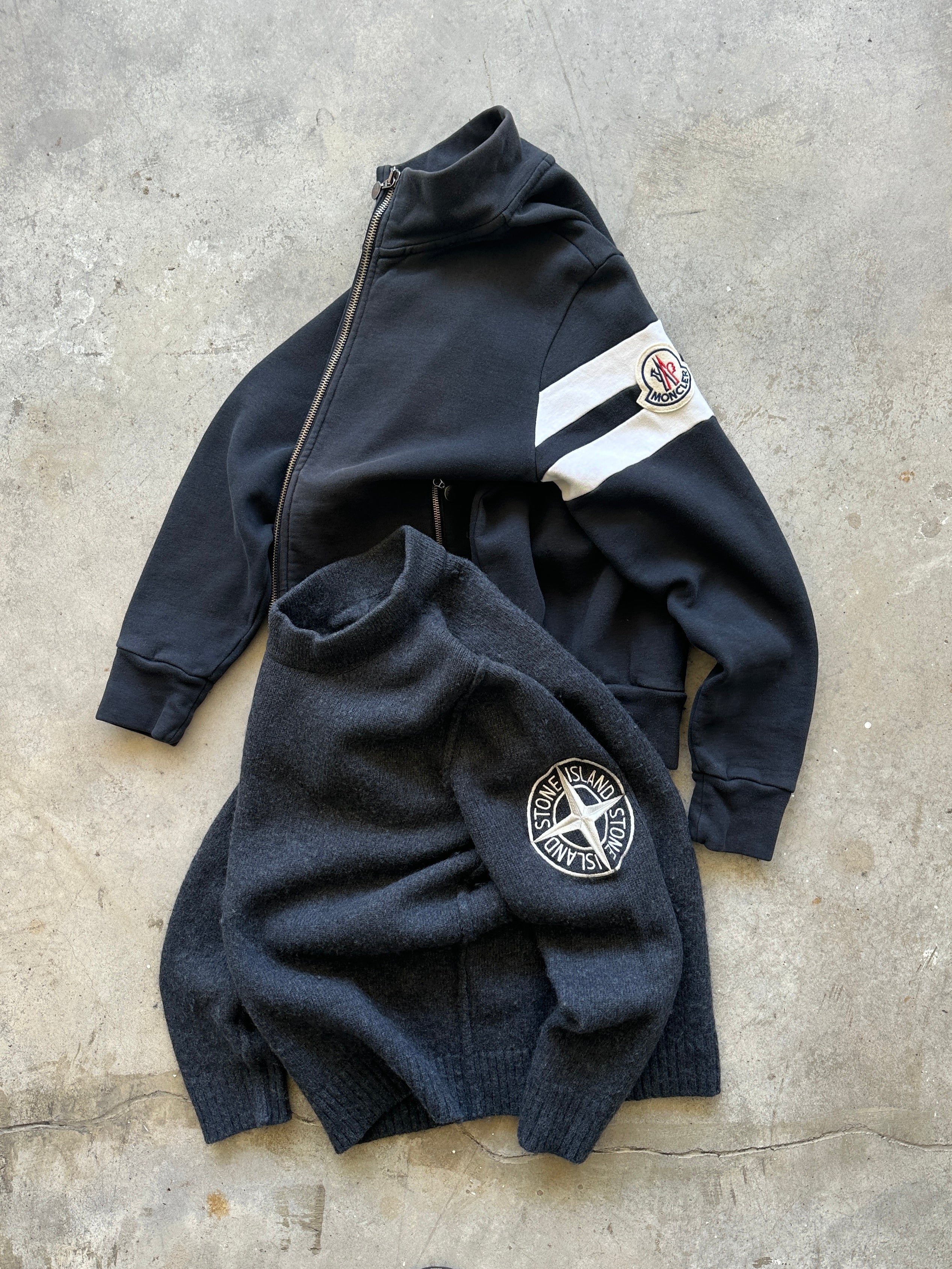 AW/20 Stone Island Wool Embroidered Compass Logo Jumper (S)