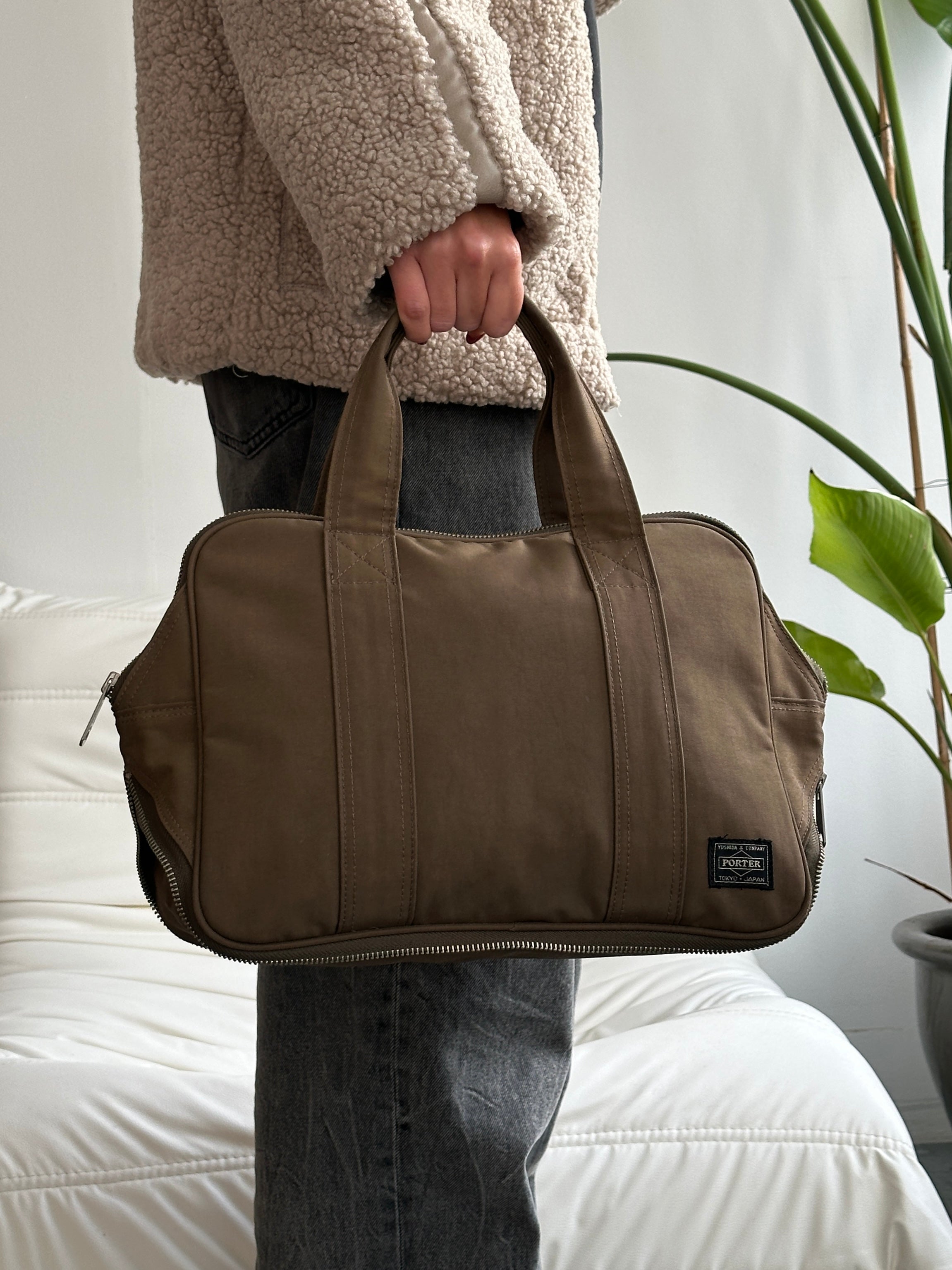 Porter Yoshida & Co. Double Zip Extendable Bag (One Size)