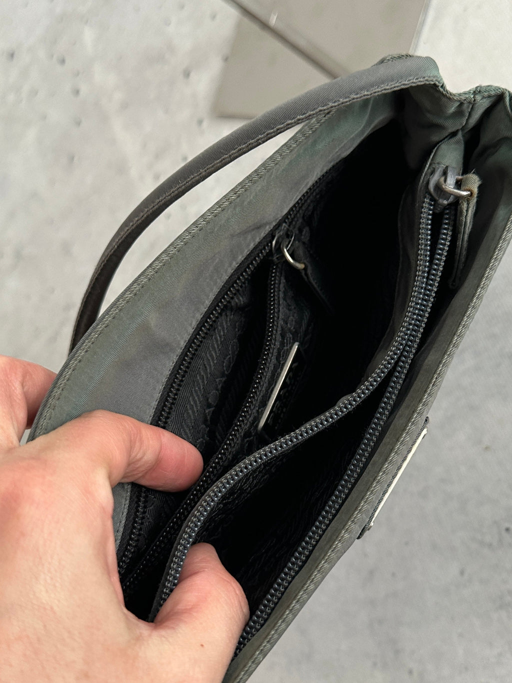 Vintage Prada Nylon Tote / Shoulder Bag (One Size)
