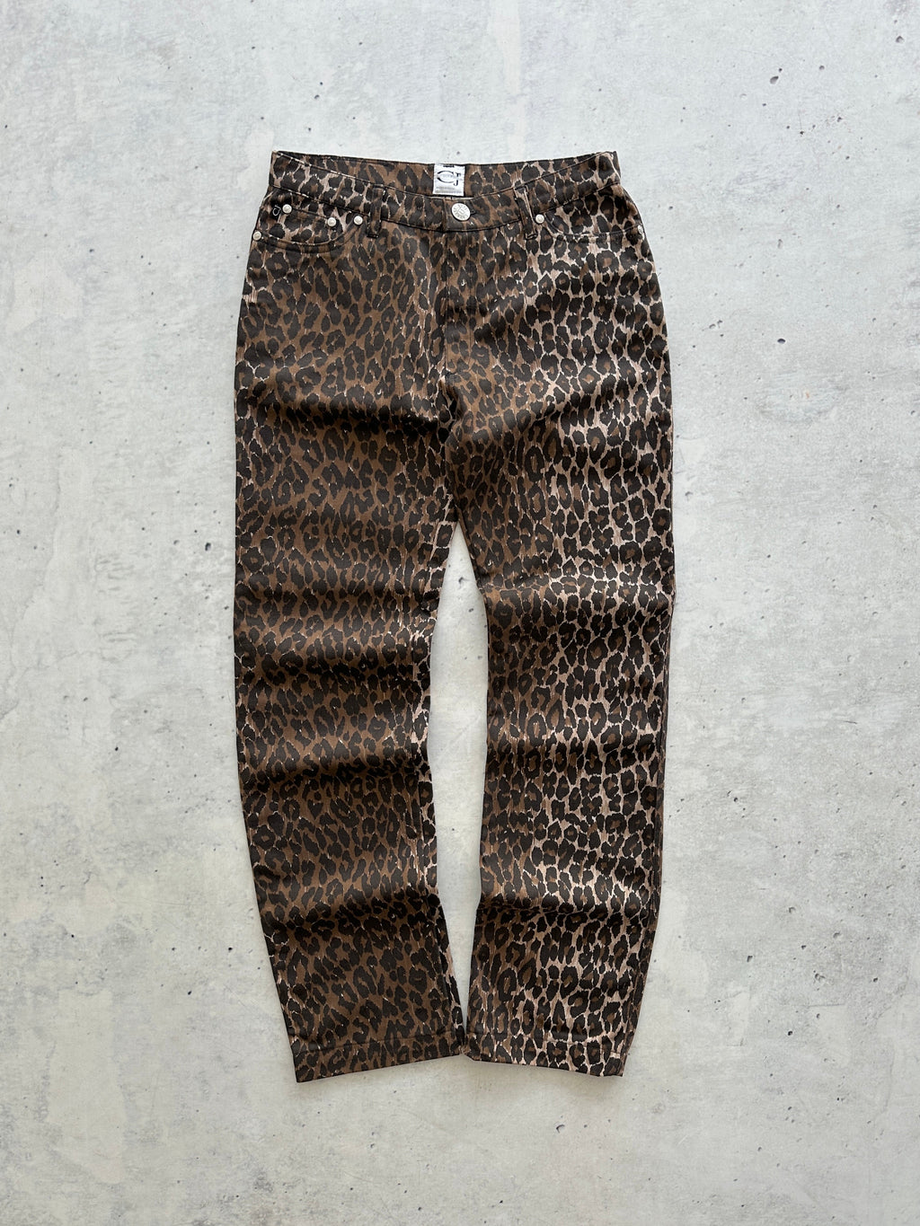Vintage Cavalli Jeans Leopard Print Trousers (Women's W29)