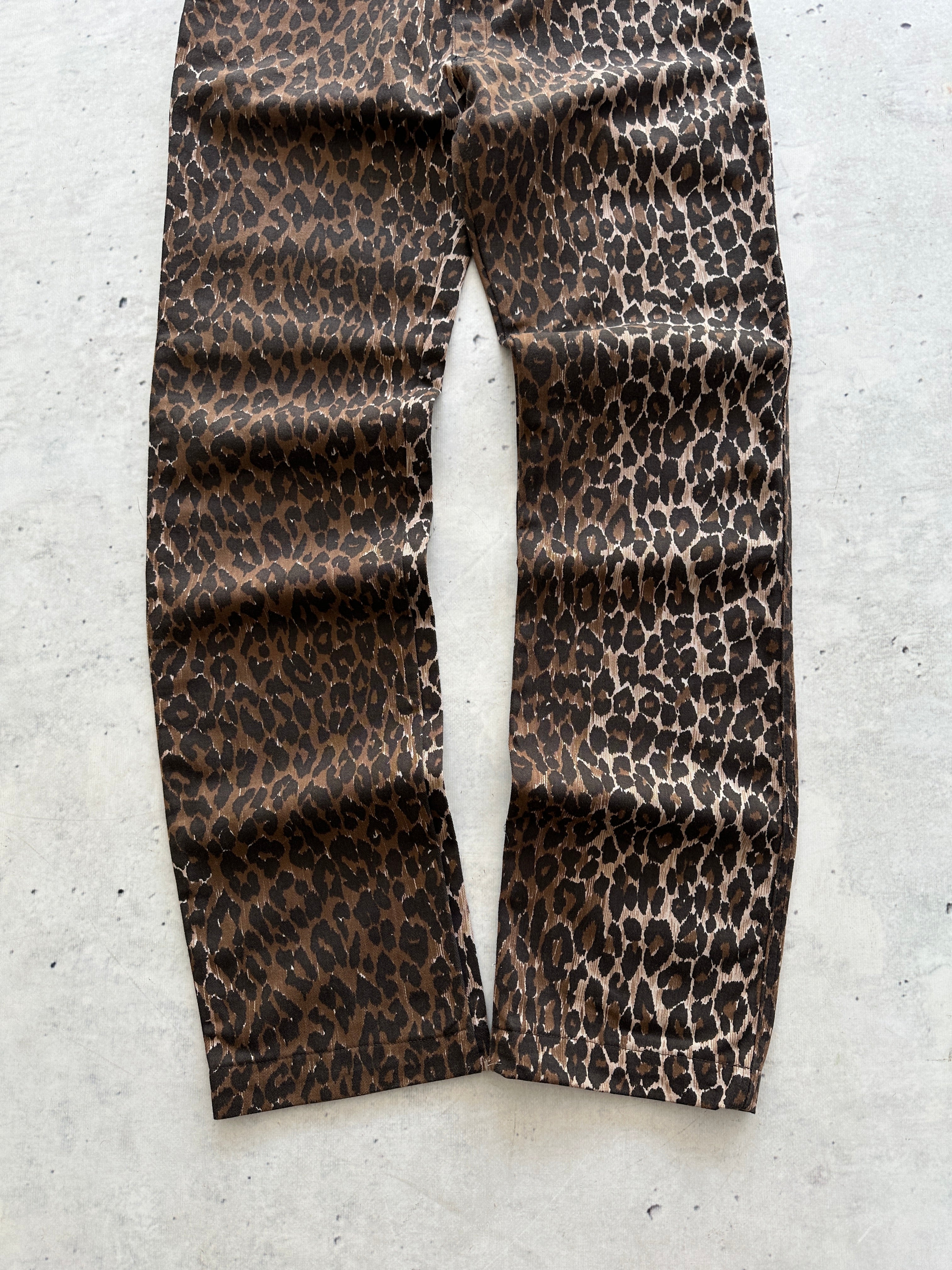 Vintage Cavalli Jeans Leopard Print Trousers (Women's W29)