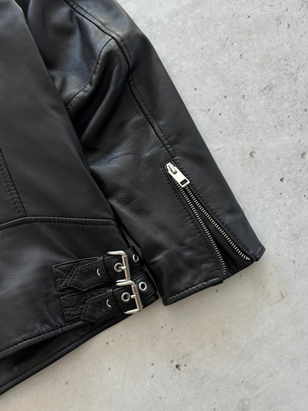 Diesel soft lamb Leather L-Martin 900 zip up Jacket (S)