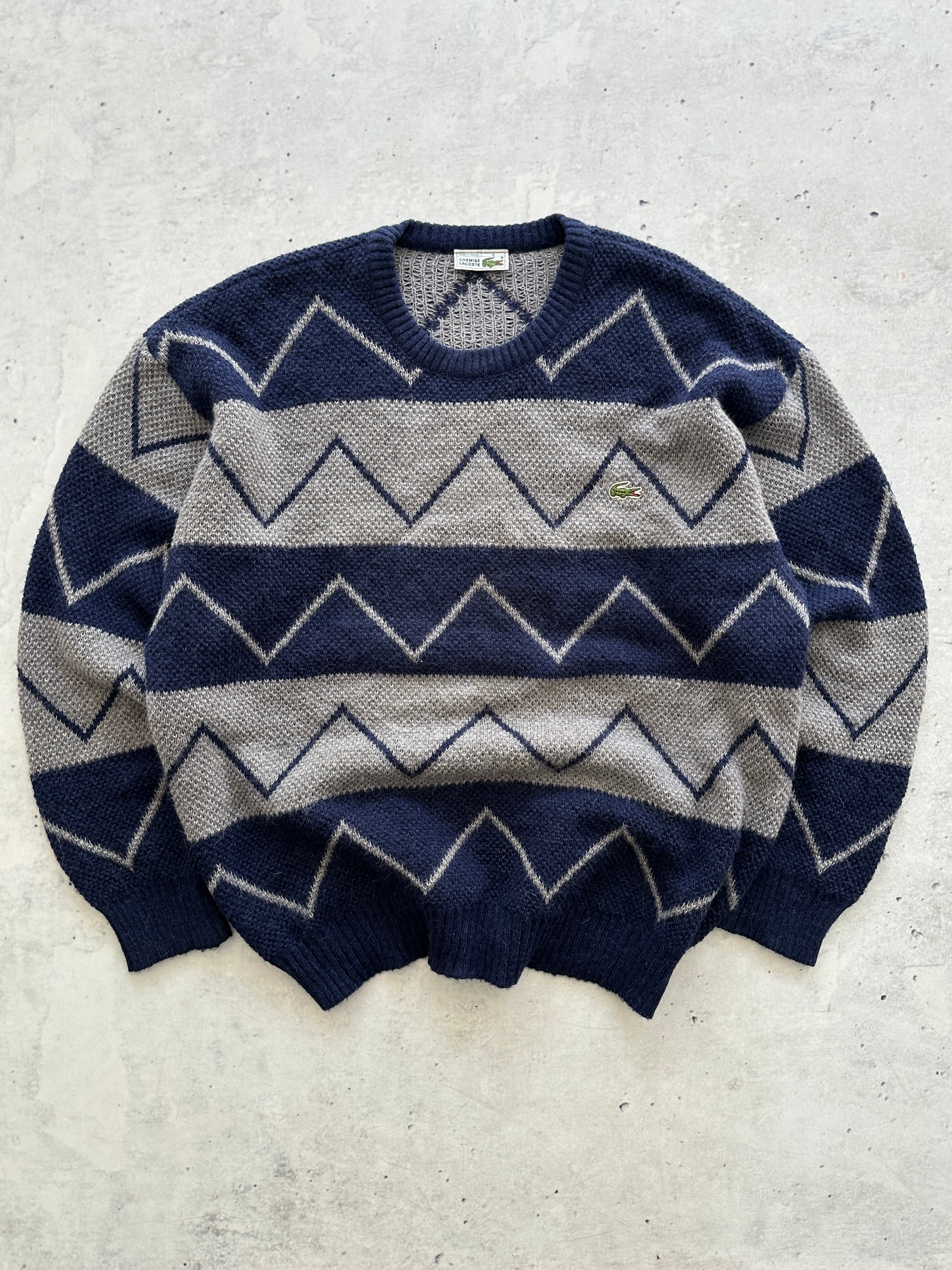 Chemise Lacoste Alpaca Wool Crewneck Knit Jumper (XXL)