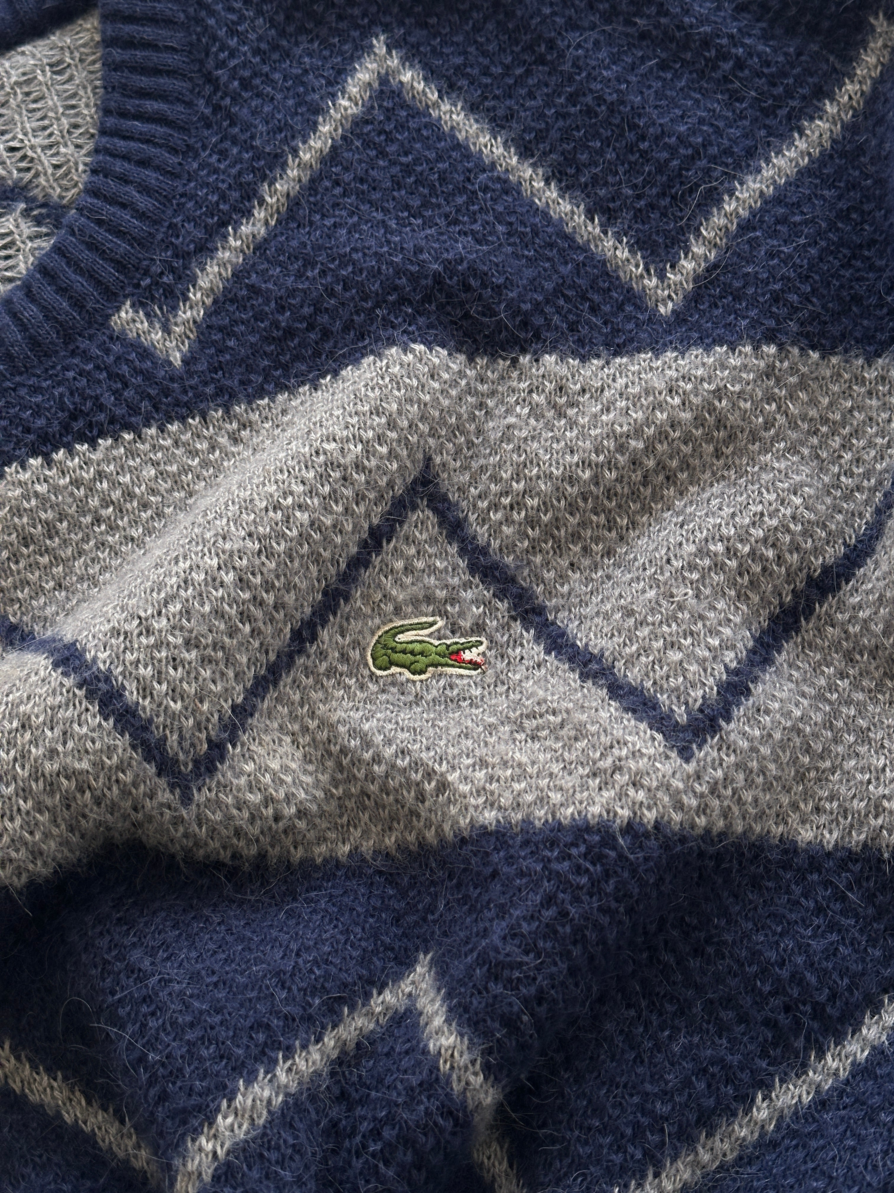 Chemise Lacoste Alpaca Wool Crewneck Knit Jumper (XXL)