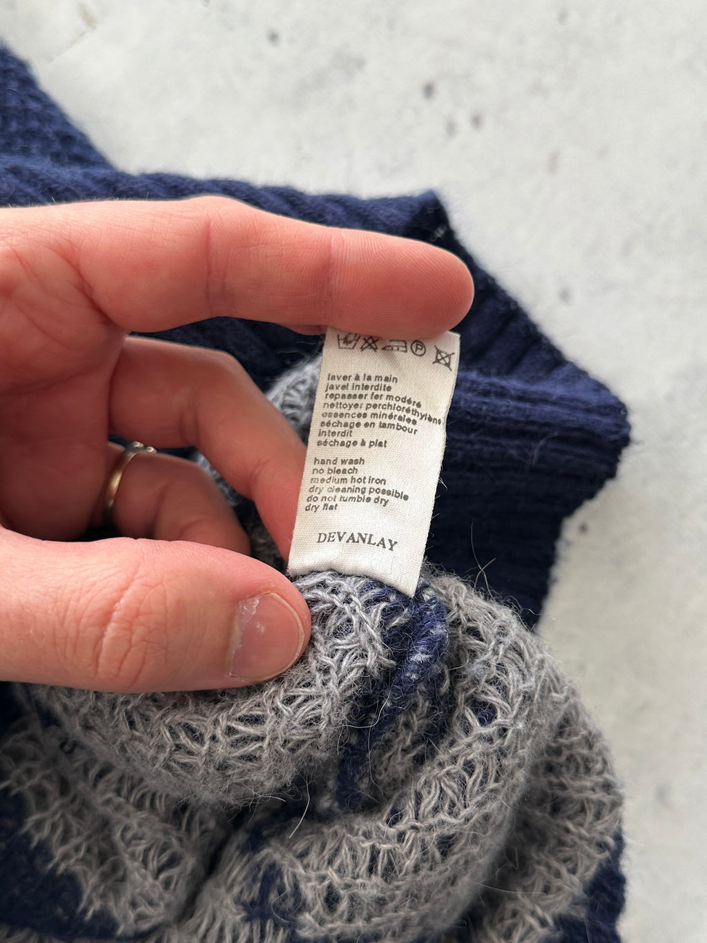 Chemise Lacoste Alpaca Wool Crewneck Knit Jumper (XXL)