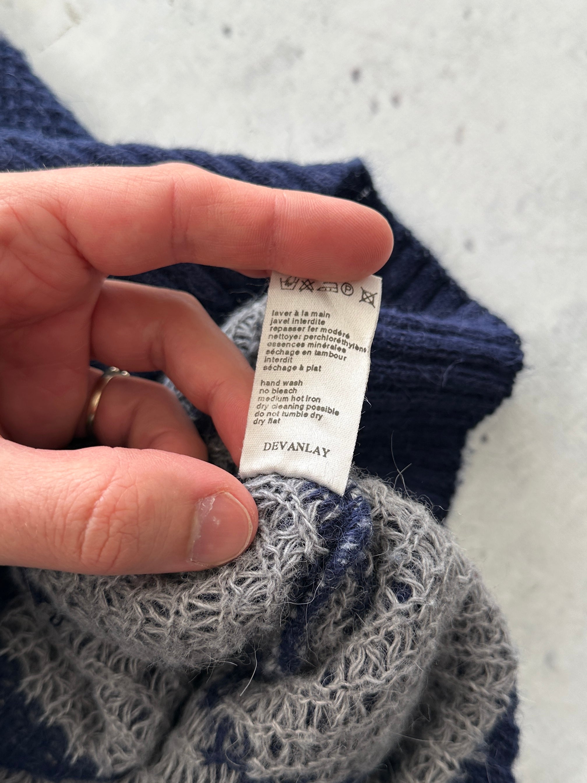 Chemise Lacoste Alpaca Wool Crewneck Knit Jumper (XXL)