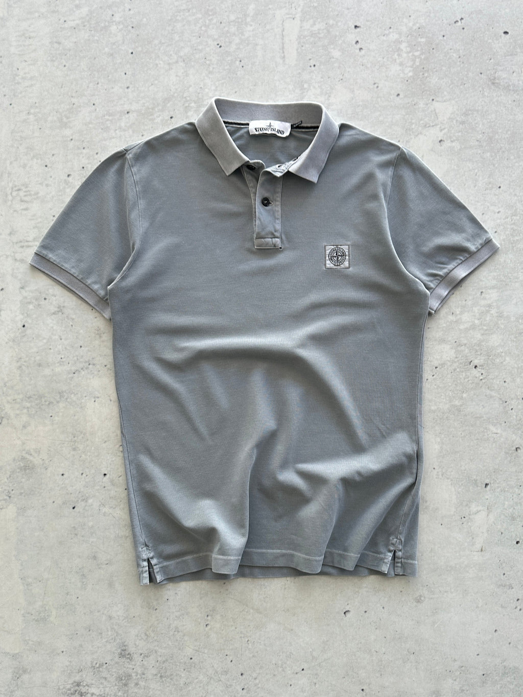SS/19 Stone Island Patch Logo Polo Shirt (M)