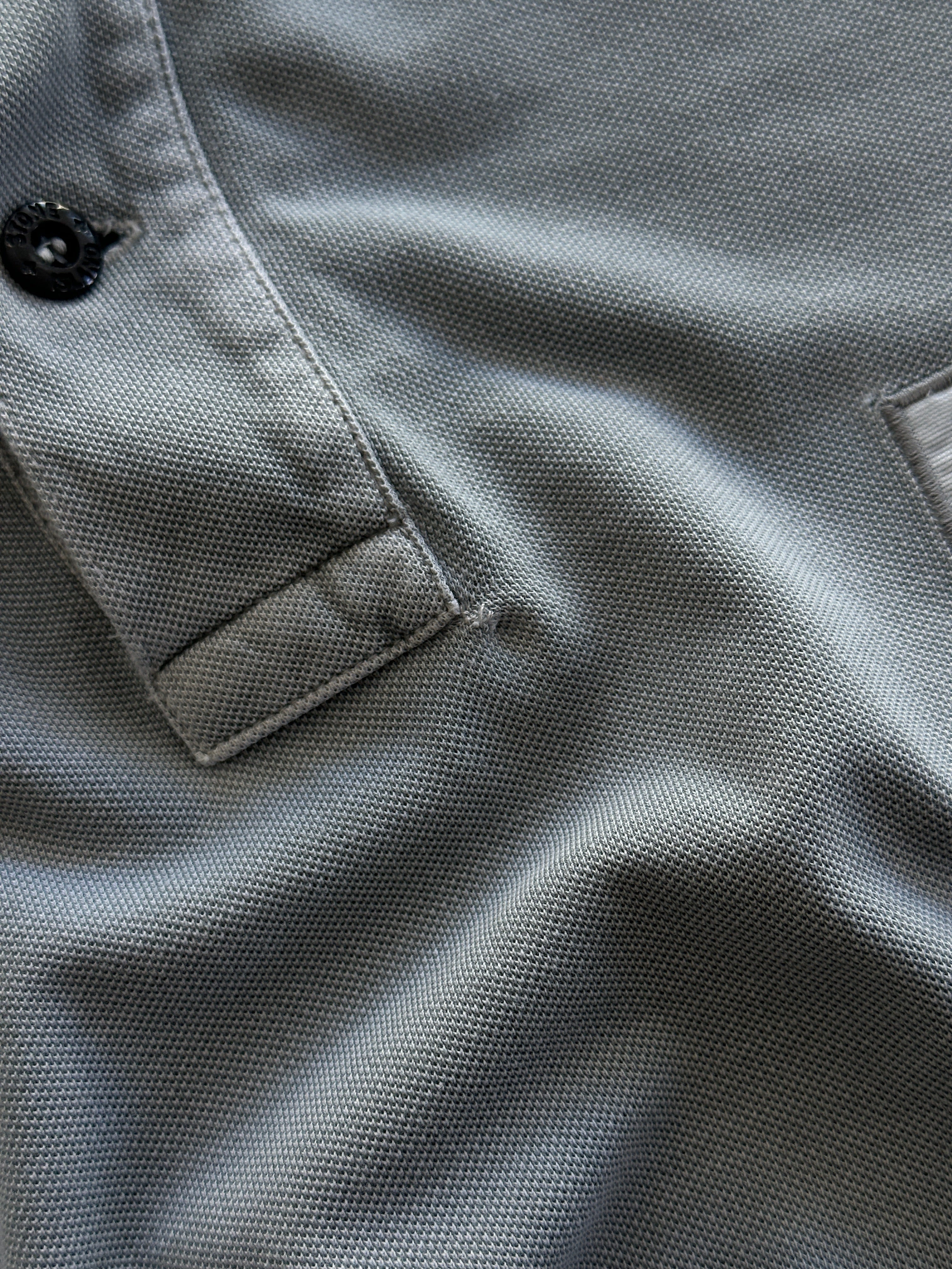 SS/19 Stone Island Patch Logo Polo Shirt (M)