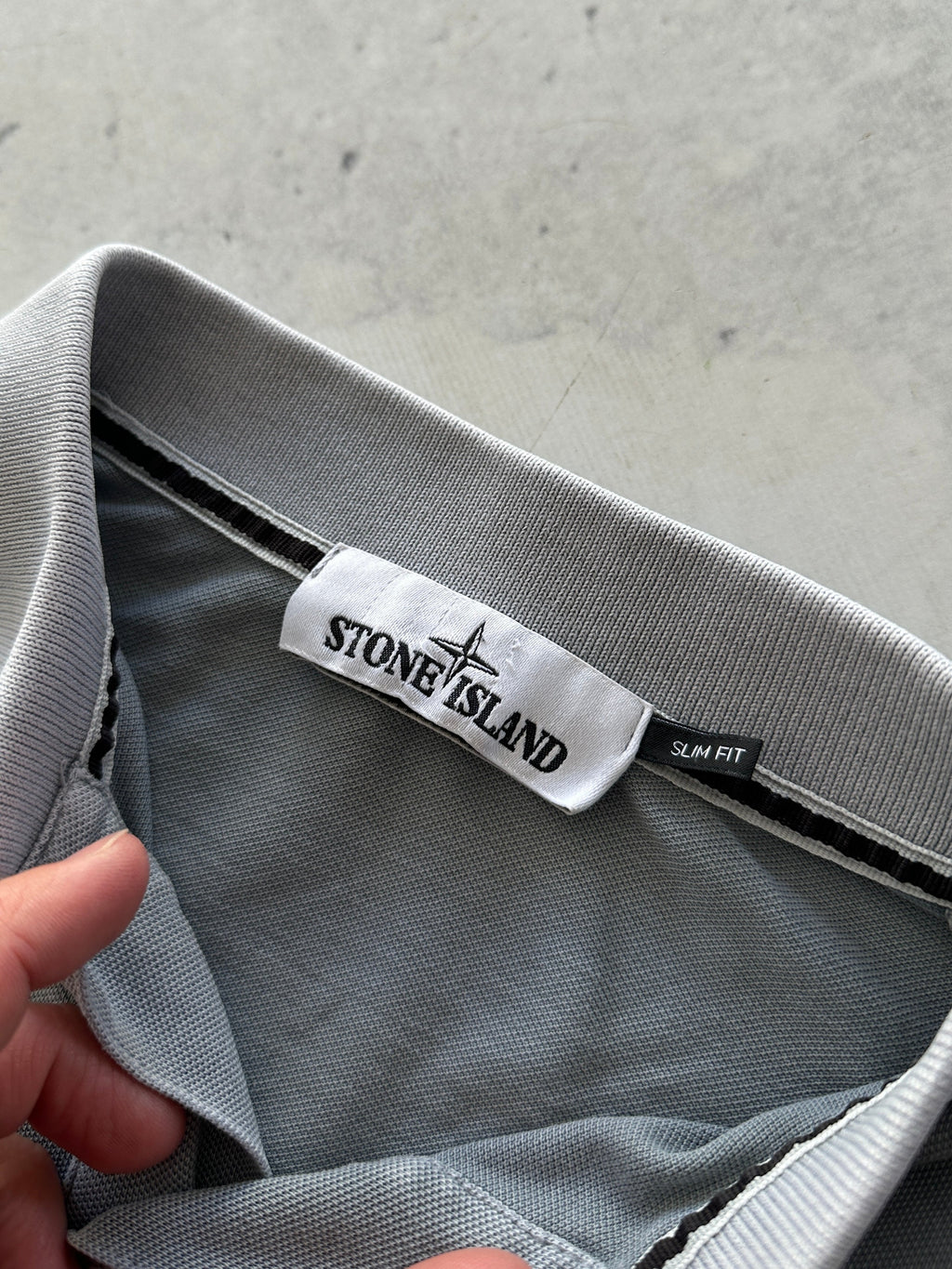 SS/19 Stone Island Patch Logo Polo Shirt (M)