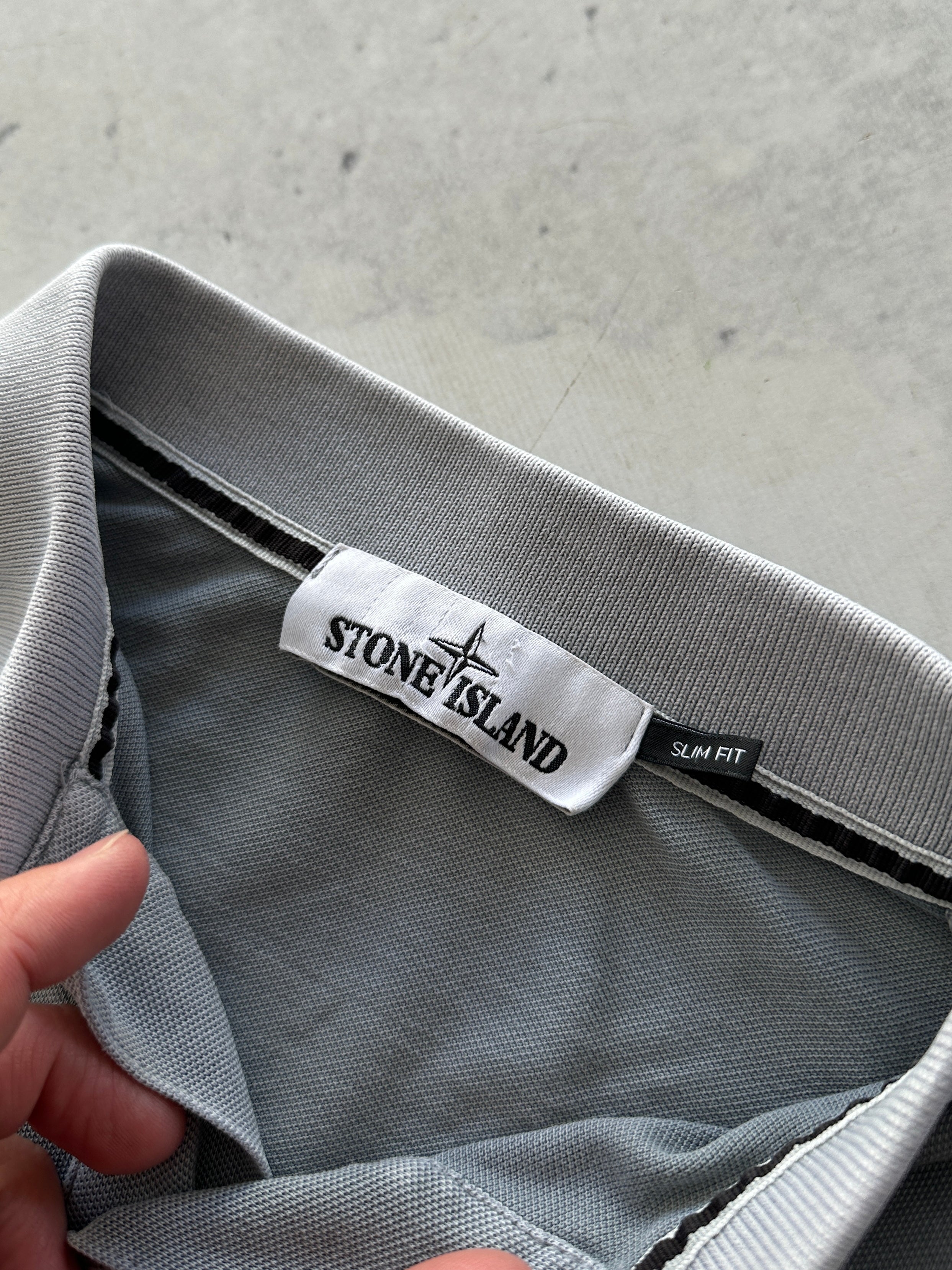 SS/19 Stone Island Patch Logo Polo Shirt (M)
