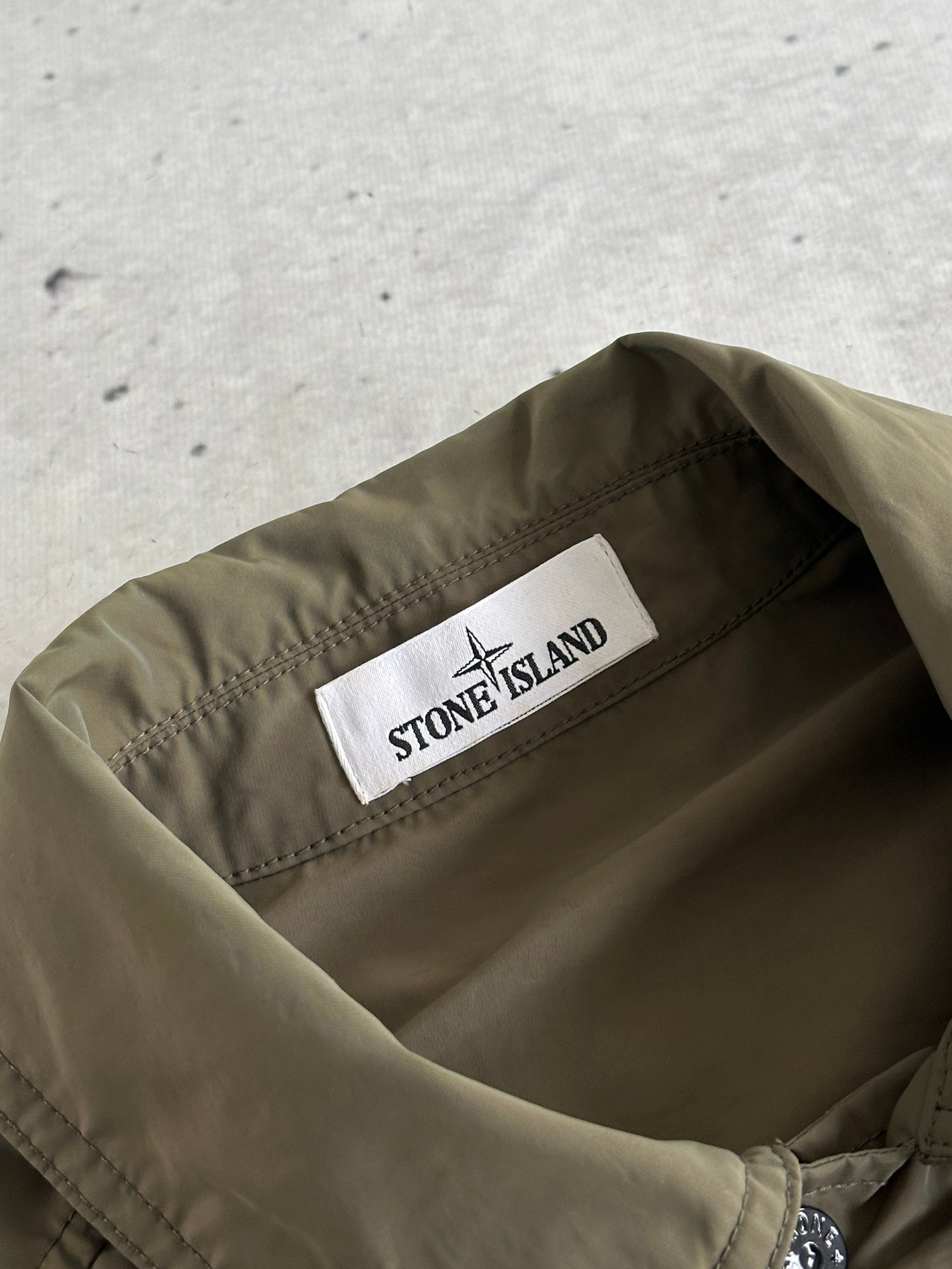 SS/21 Stone Island Micro Reps Zip Up Jacket (S)